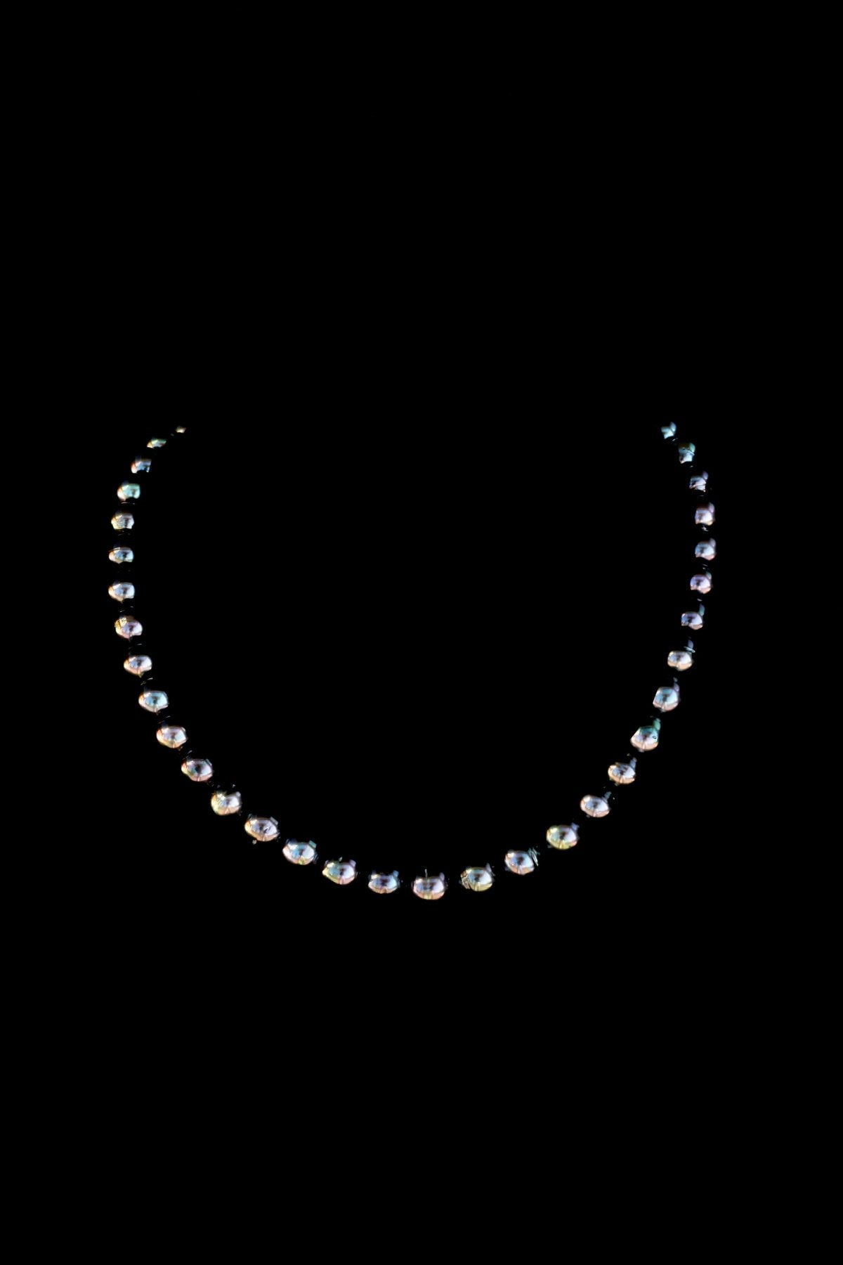 Mariko Tsuchiyama - 10 mm Tahitian pearl necklace