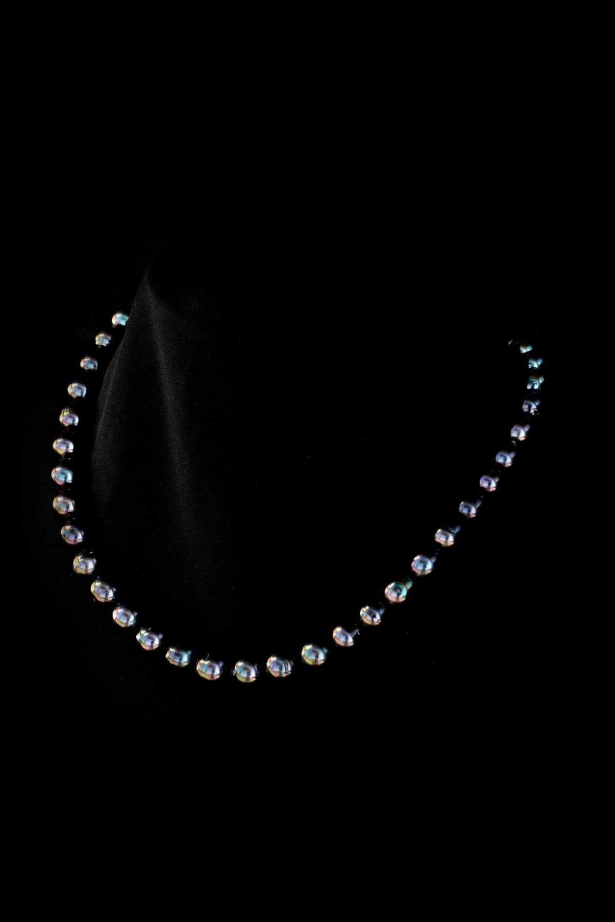 Mariko Tsuchiyama - 10 mm Tahitian pearl necklace