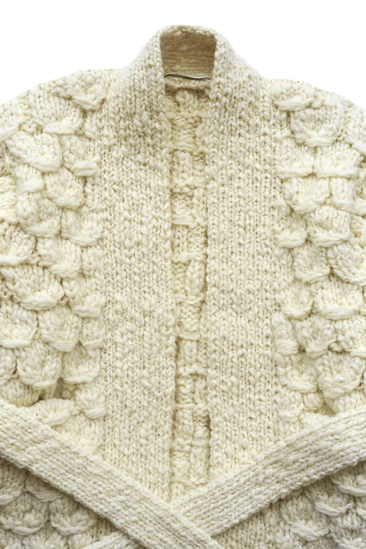 OLD JOE - SHELL PATTERN BELTED GAWN - NATURAL
