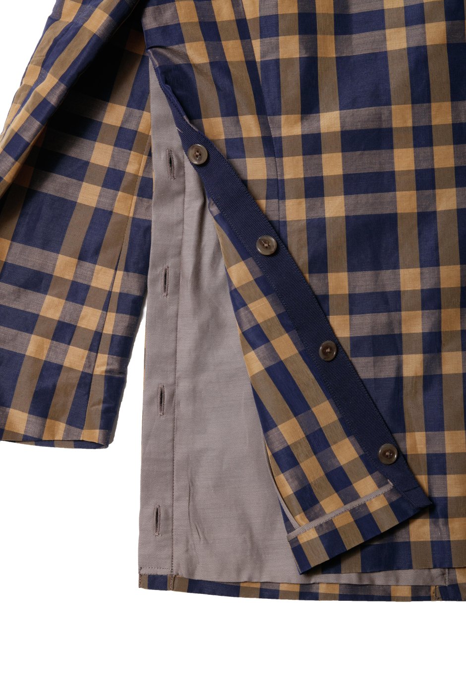 WRYHT - SIDE SLIT SWING JACKET - PLAID