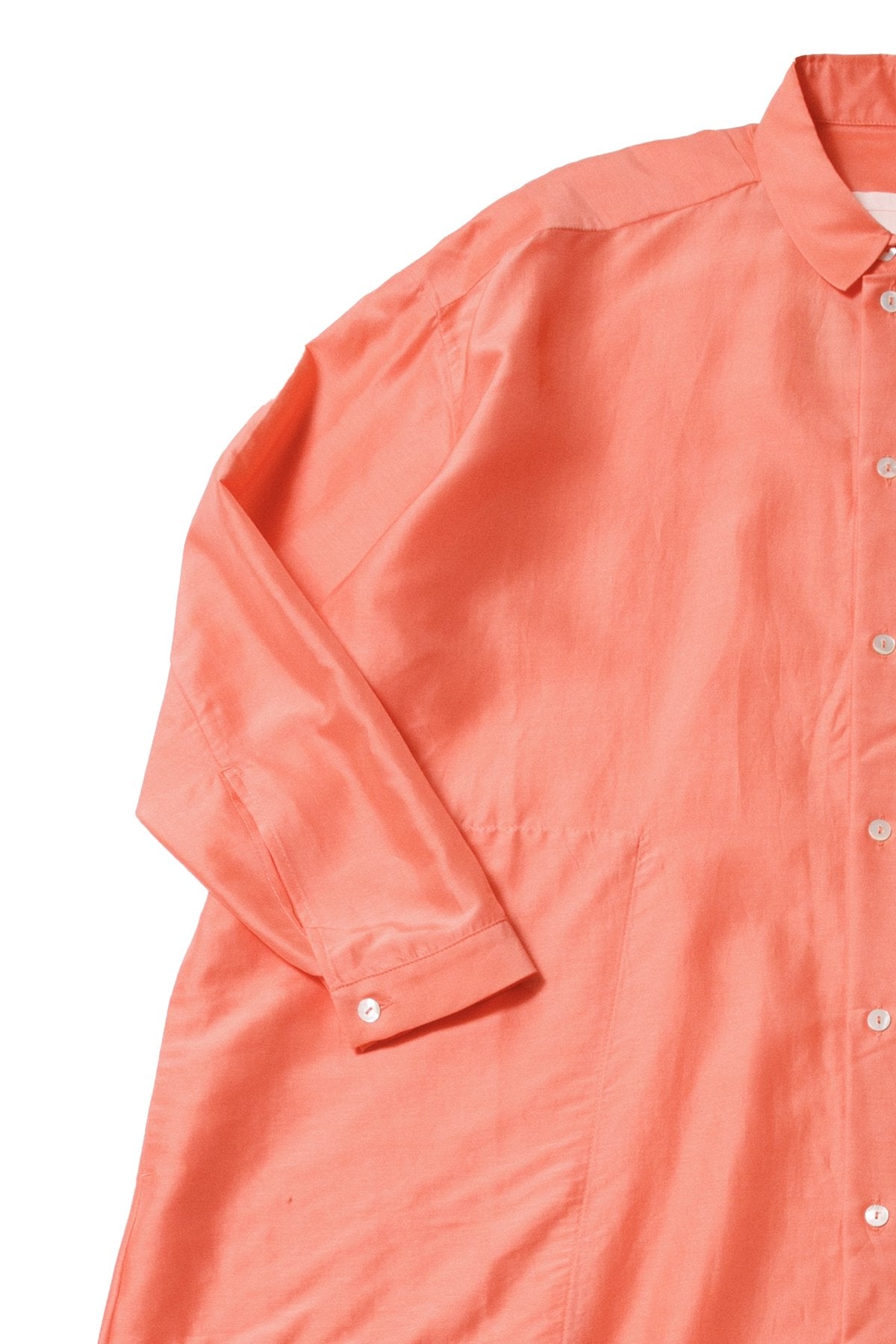 toogood - ★★★ THE DRAUGHTSMAN DRESS - COTTON SILK - BUOY ORANGE