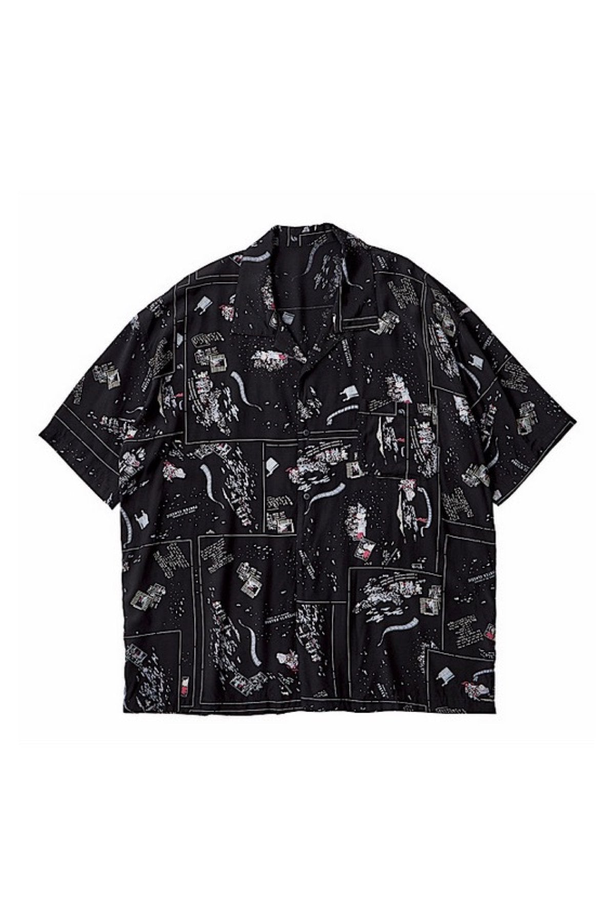 Porter Classic - ALOHA SHIRT FRENCH FILM - BLACK