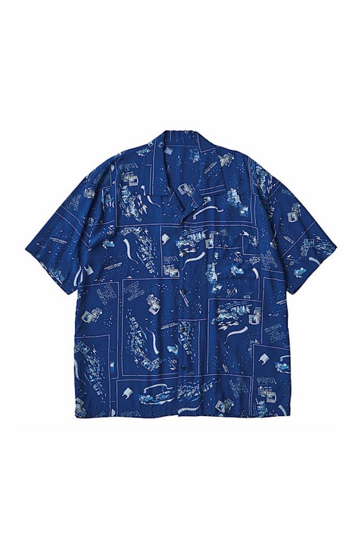 Porter Classic - ALOHA SHIRT FRENCH FILM - NAVY