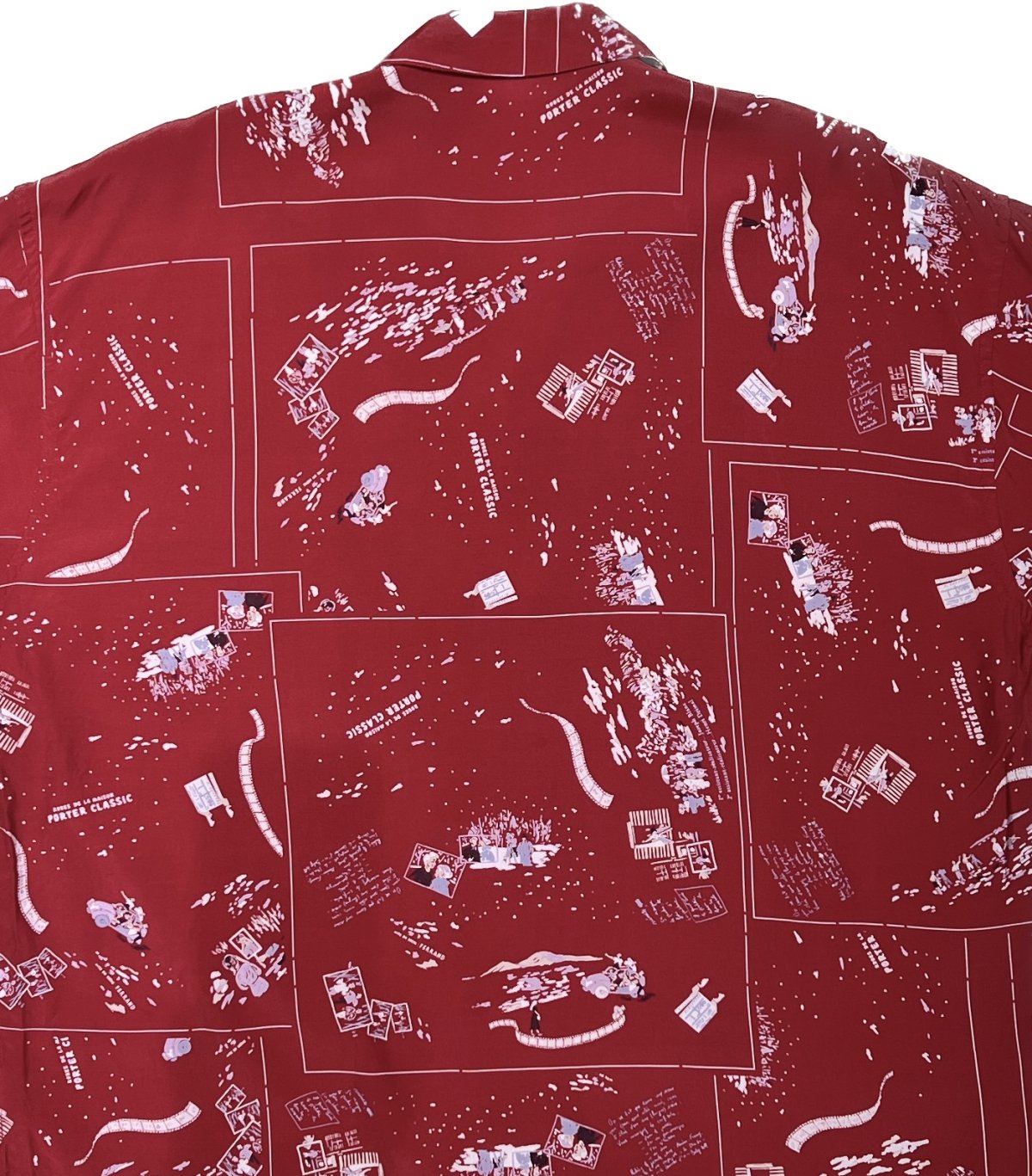 Porter Classic - ALOHA SHIRT FRENCH FILM - RED