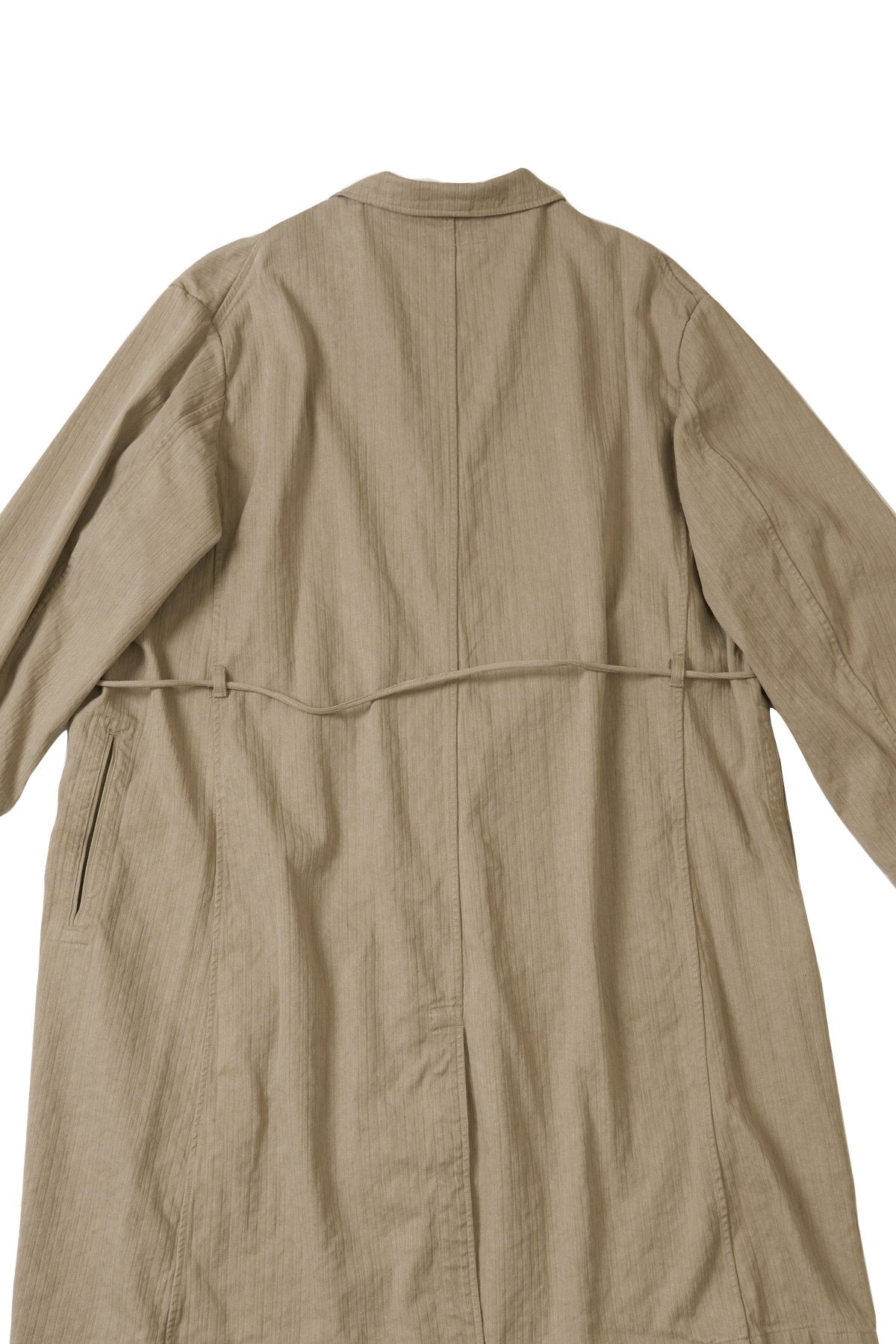 OLD JOE - ROPED WAIST ATELIER COAT - DUNE