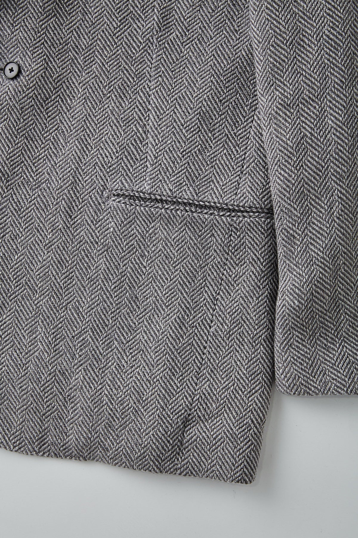 ○OLD JOE - NOTCHED - RAPEL GENTS BLAZER - FANCY HERRJNGBONE(LIGHT GREY)