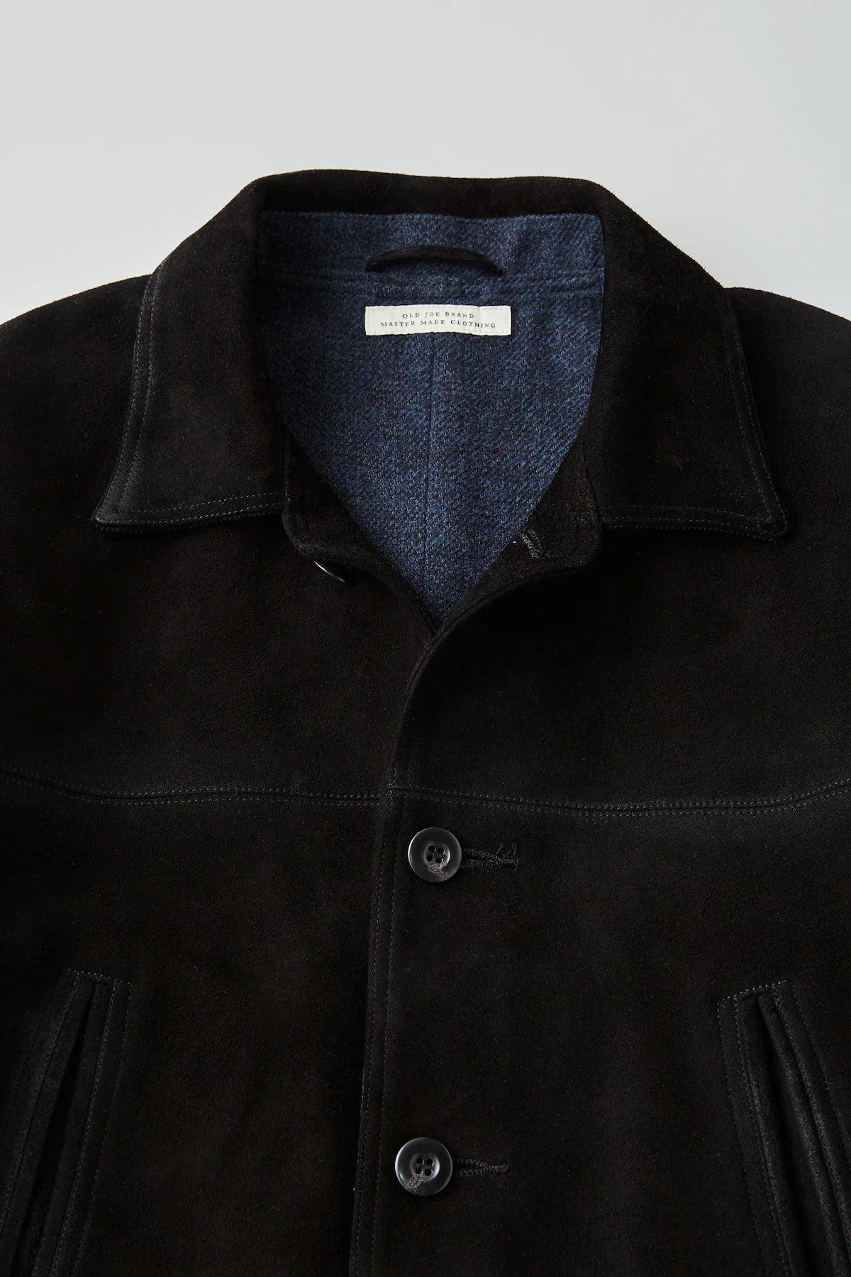 ○OLD JOE - PATINA DEERSKIN AUTOMOBILE COAT - PATINA BLACK SUEDE