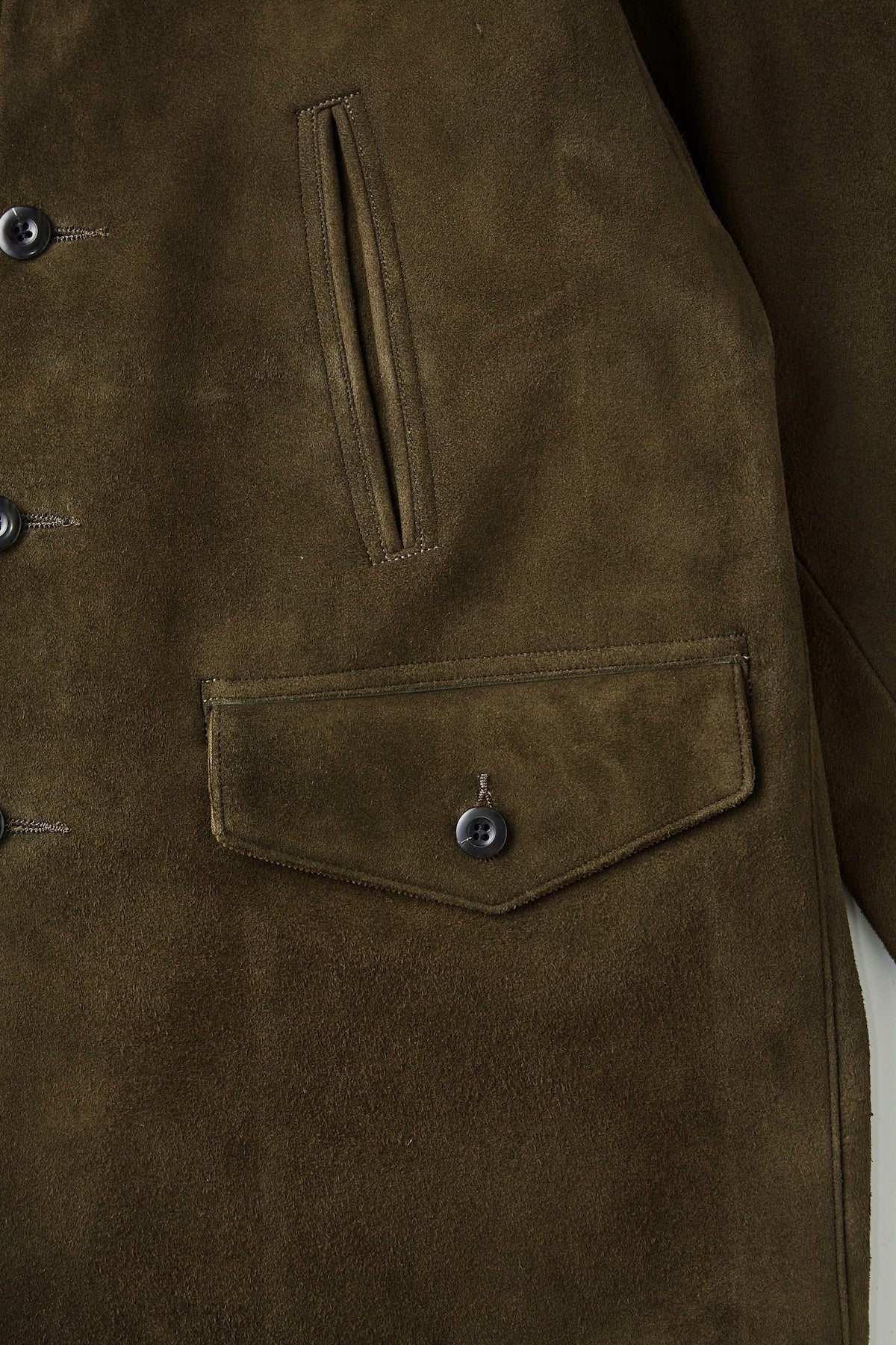 ○OLD JOE - PATINA DEERSKIN AUTOMOBILE COAT - PATINA OAK SUEDE