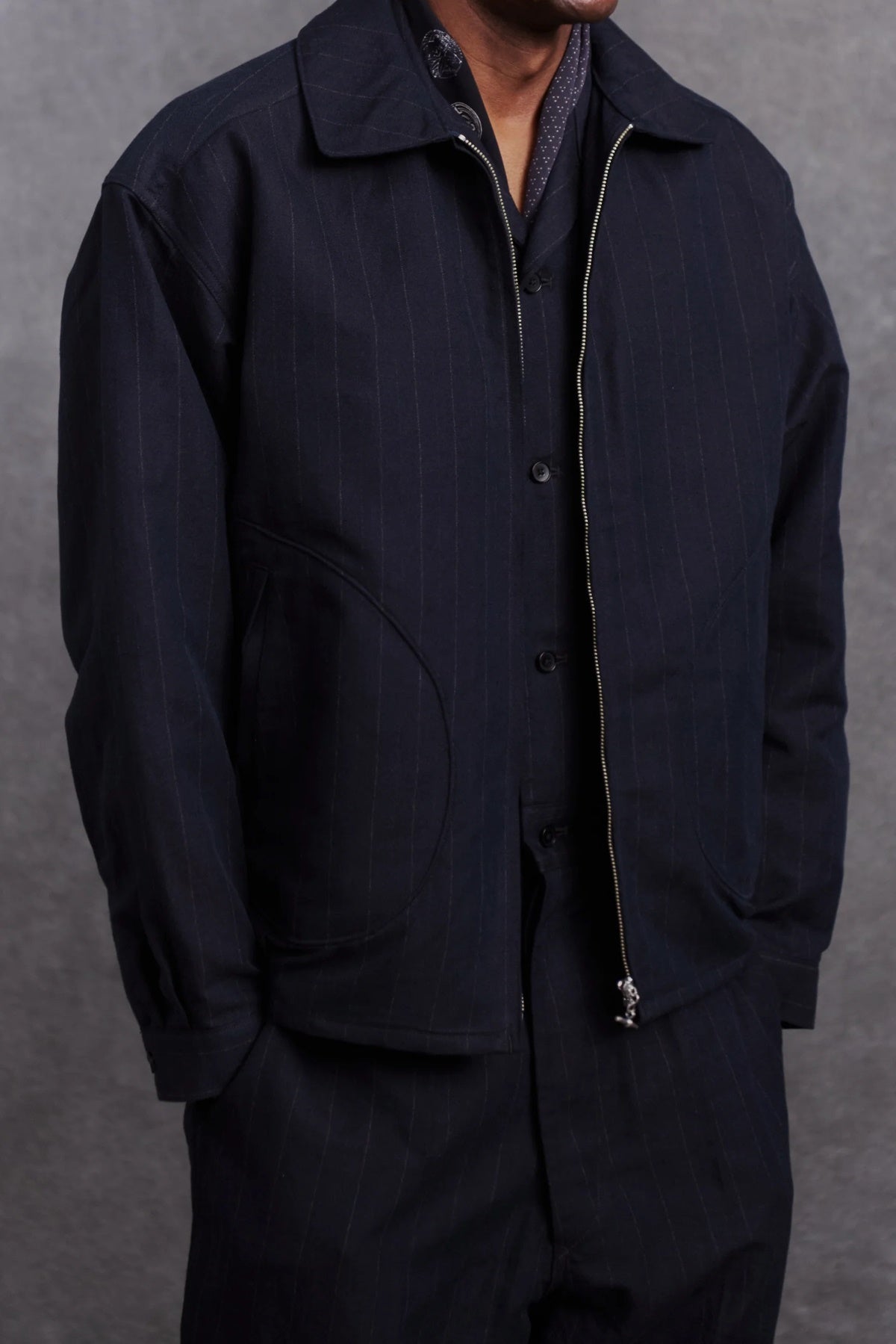 ○OLD JOE - MERCURY CLUB JACKET - NOCTURNE STRIPE