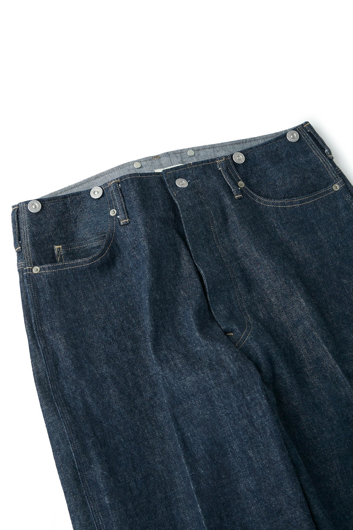 ○OLD JOE - BELTLESS WAIST  JEAN TROUSER"990" - INDIGO