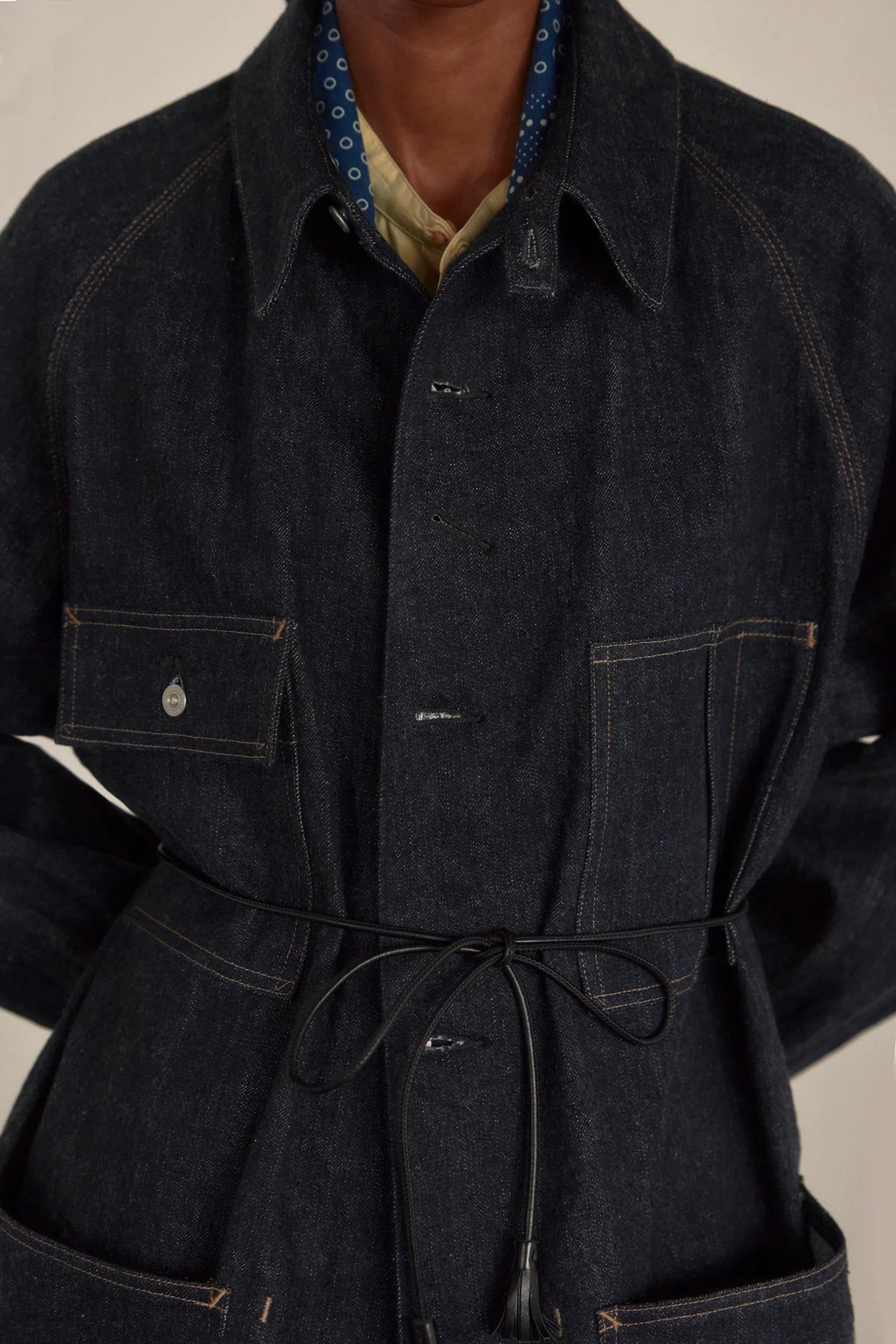 ○OLD JOE - HAMPTON CHORE JACKET - INDIGO