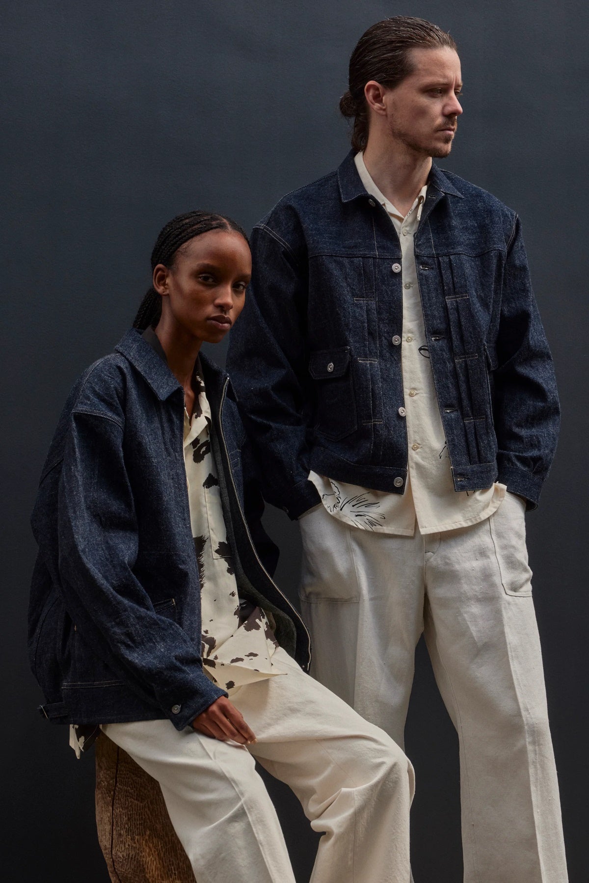 ○OLD JOE - ERWIN ZIP JACKET - INDIGO