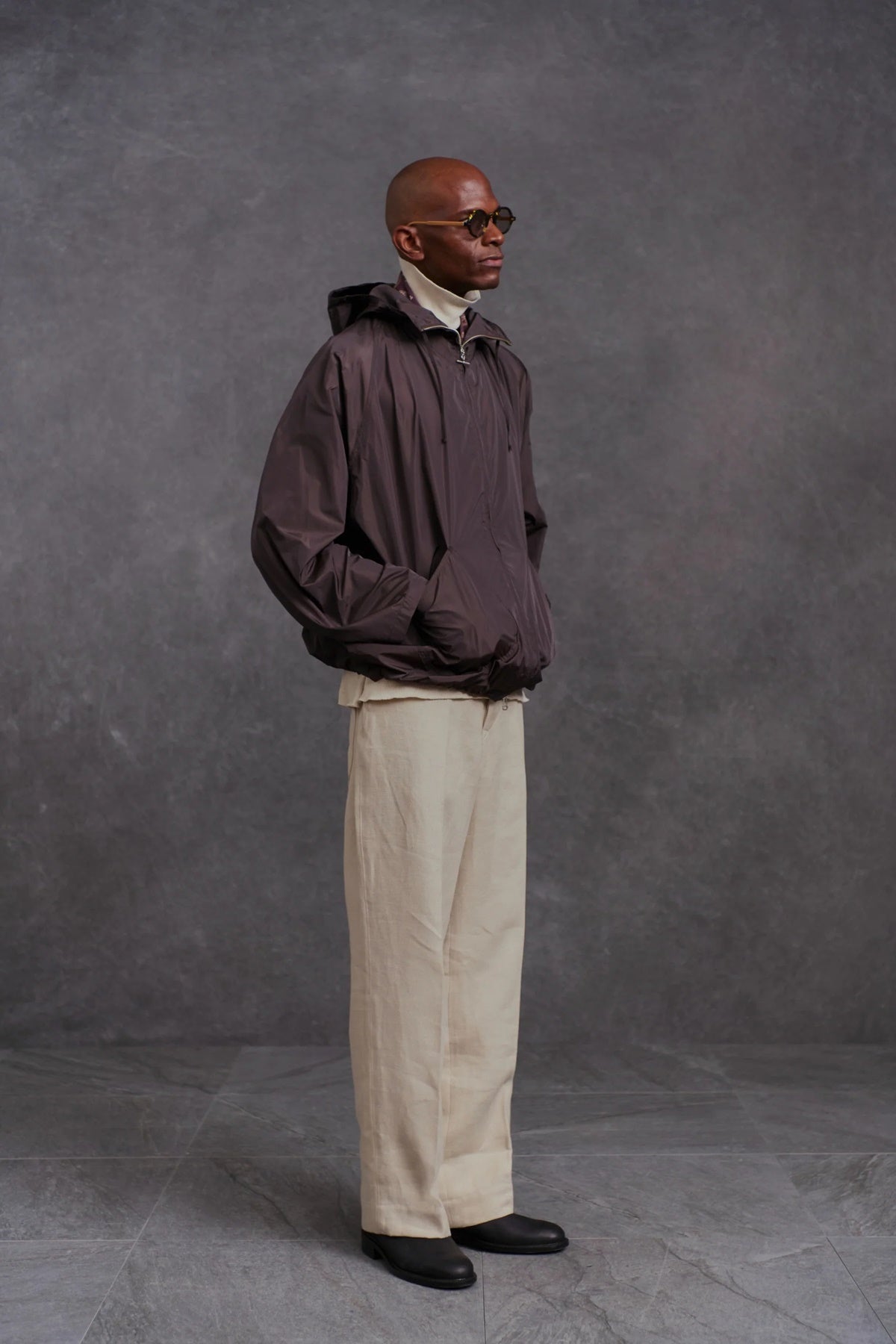 ○OLD JOE - PADED BACK ROVER TROUSER - BONE