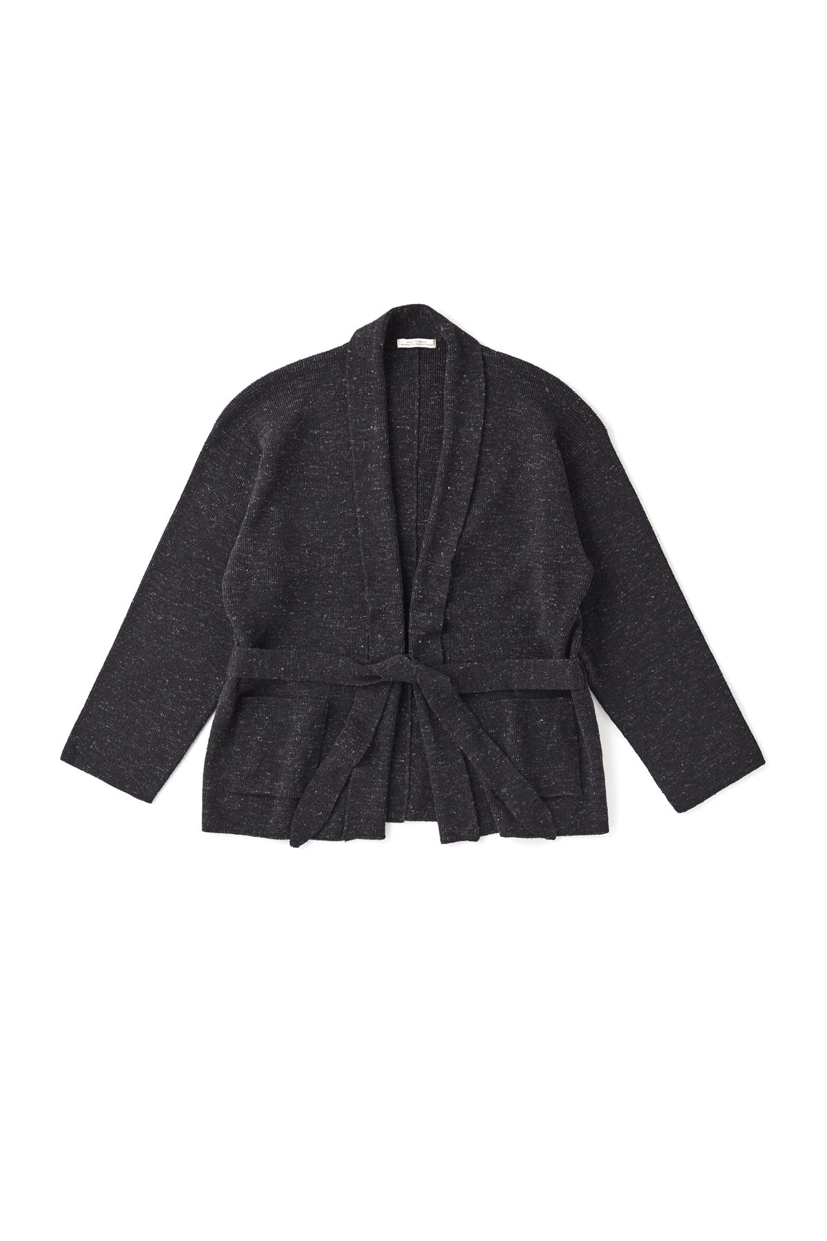 ○OLD JOE - BOUCLE HAORI GAWN - GRAPHITE