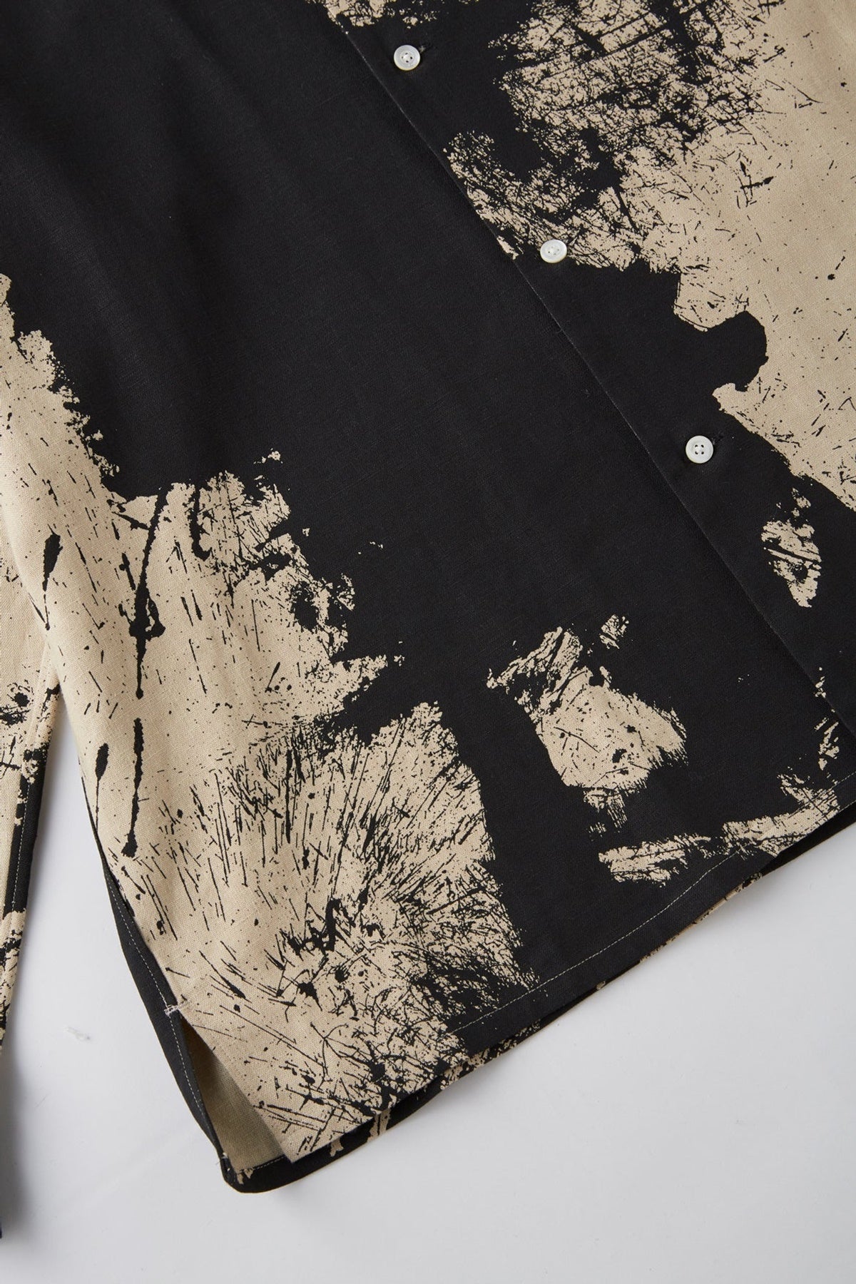 ○OLD JOE - TSUJIMURA SHIRO ABSTRACT PAINT SHIRTS (Long-sleeve)- ABSTRACT