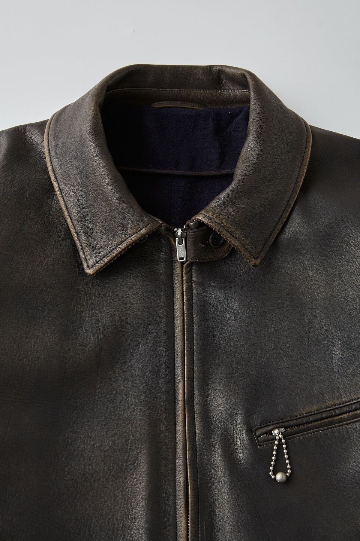 ○OLD JOE - PATINA DEERSKIN HERCULES JACKET - PATINA BROWN