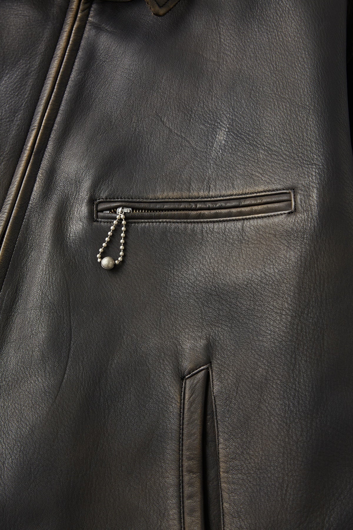 ○OLD JOE - PATINA DEERSKIN HERCULES JACKET - PATINA BROWN