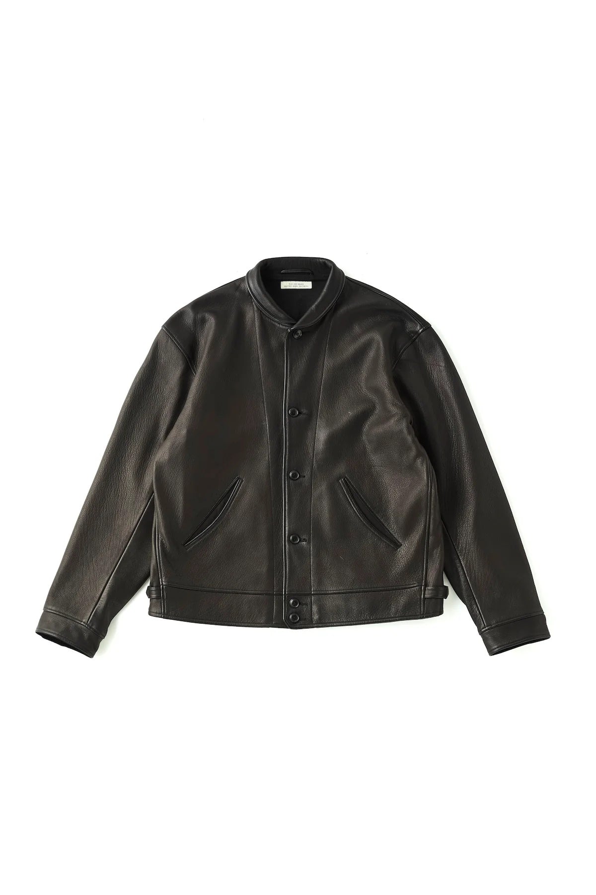 ○OLD JOE - PATINA DEERSKIN COSSAK JACKET - PATINA BLACK