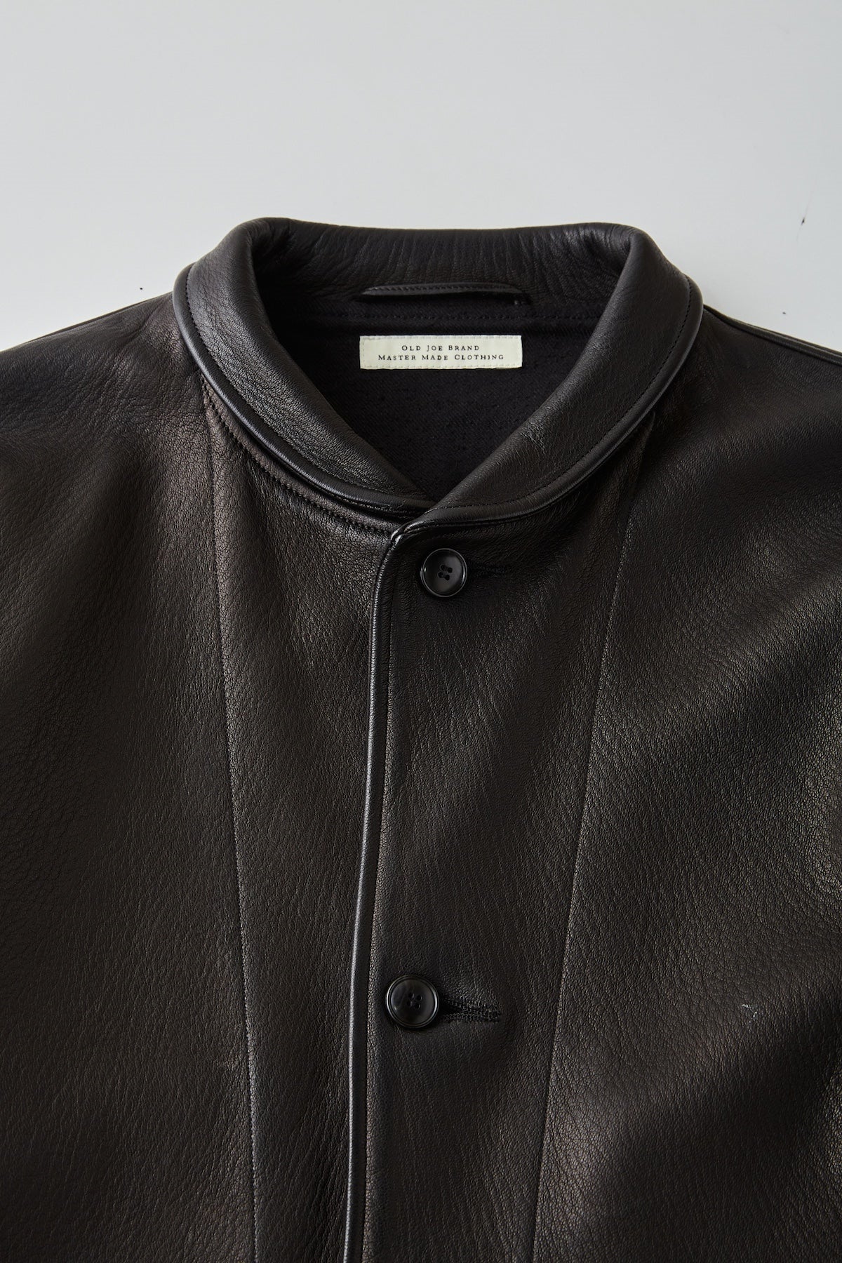 ○OLD JOE - PATINA DEERSKIN COSSAK JACKET - PATINA BLACK