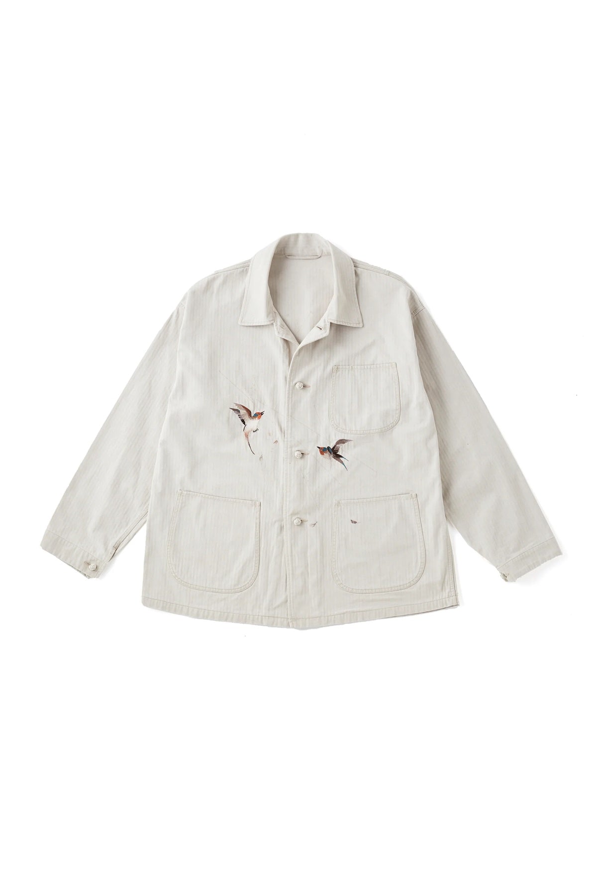○OLD JOE - PATINA HERRINGBONE  SOUVENIR  JACKET - BONE