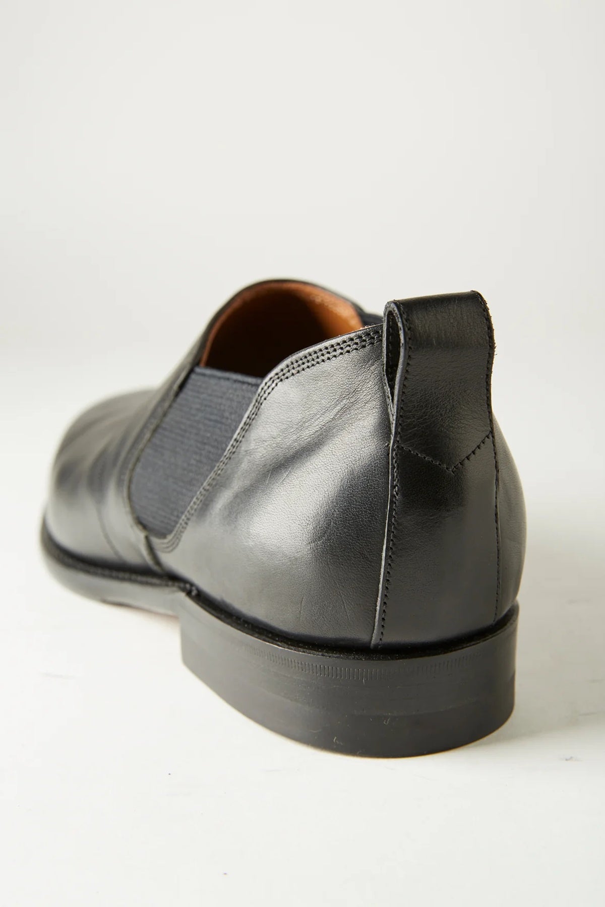 ○OLD JOE - "The Gardner" ARTISAN LEATHER SIDE-GORE SHOES - BLACK