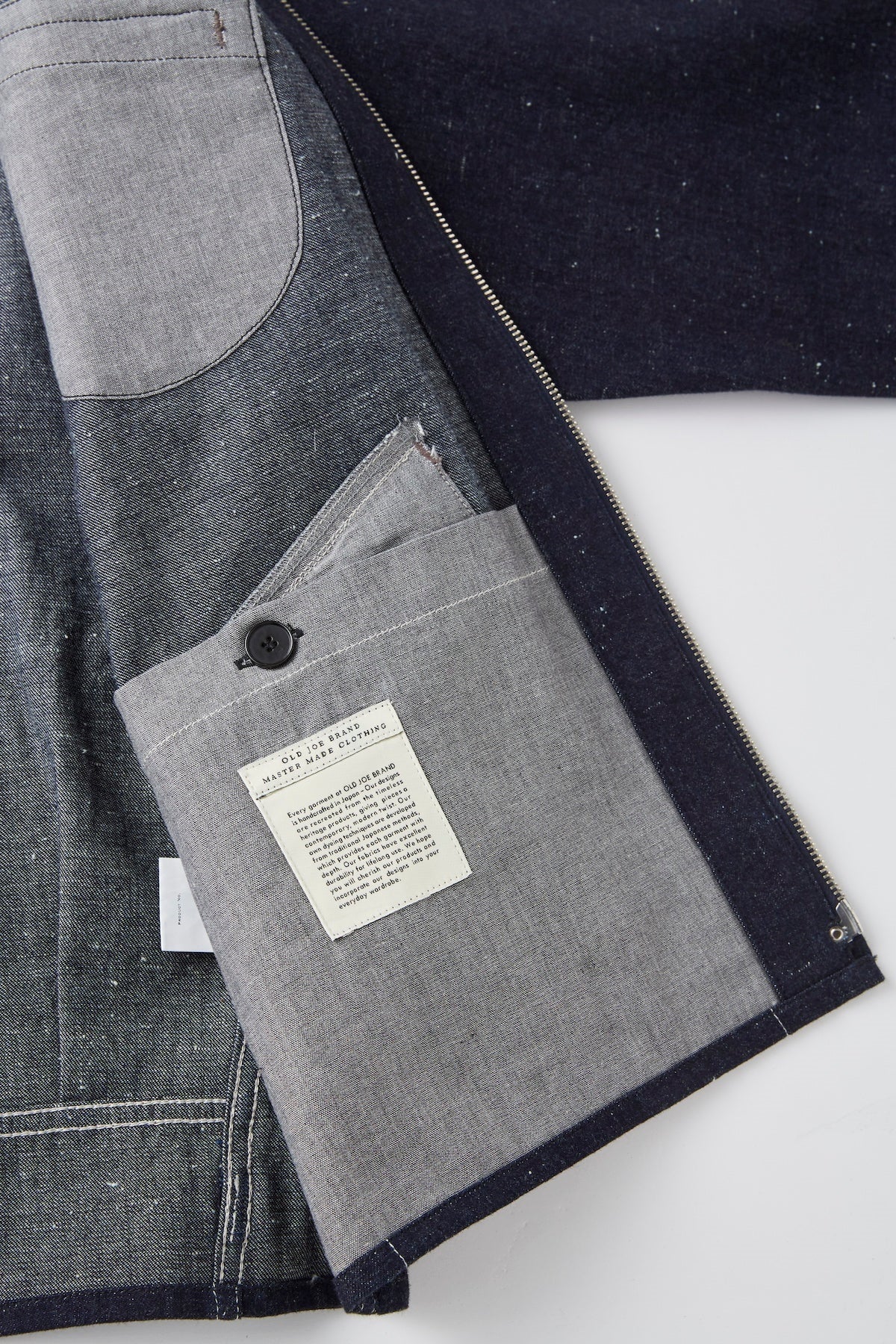○OLD JOE - ERWIN ZIP JACKET - INDIGO