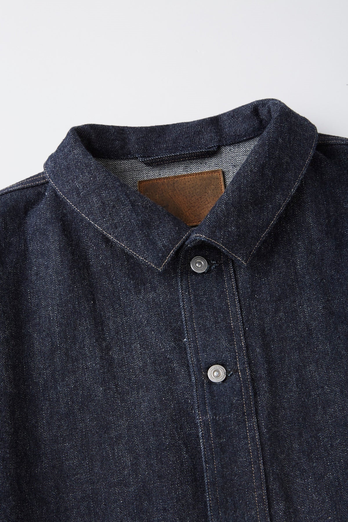 ○OLD JOE - CAMP COLLAR MOULDER JACKET - INDIGO