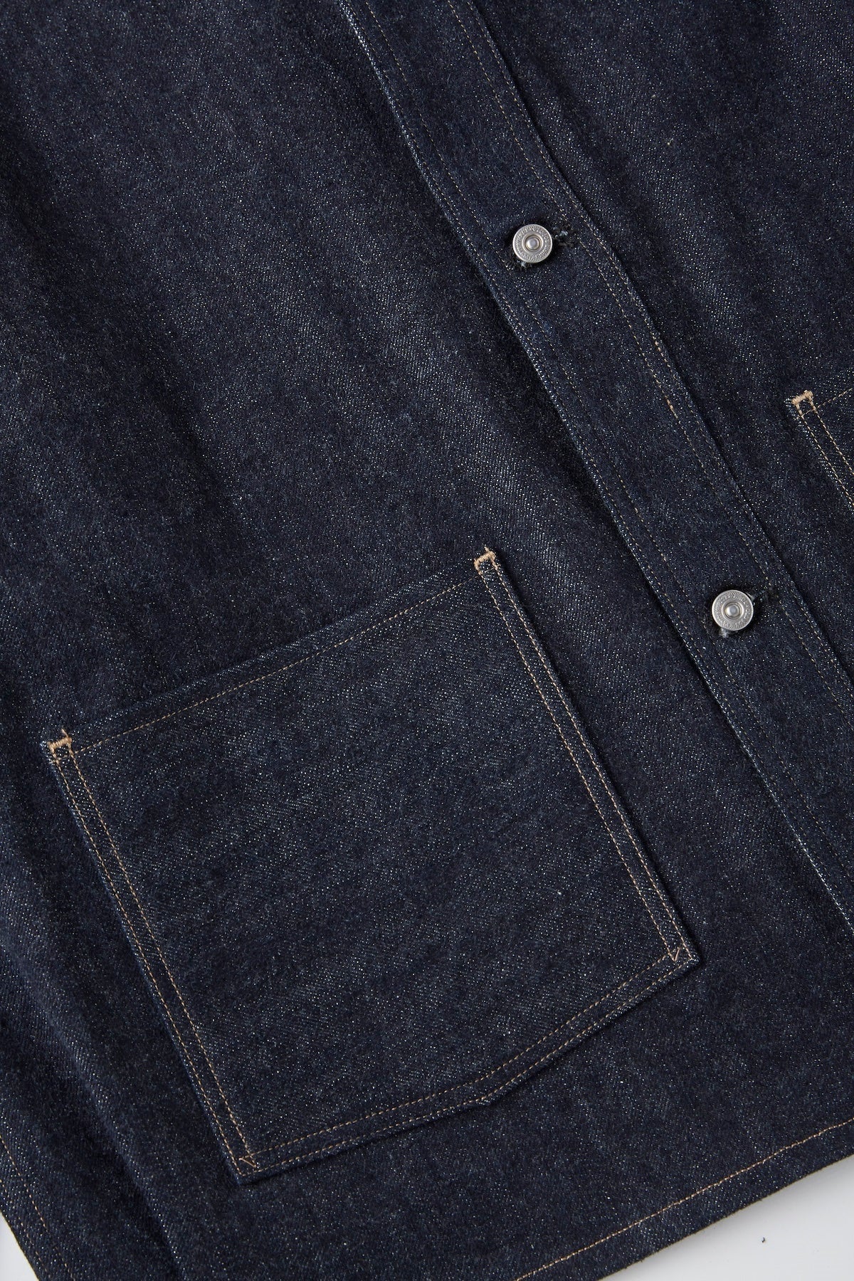 ○OLD JOE - CAMP COLLAR MOULDER JACKET - INDIGO