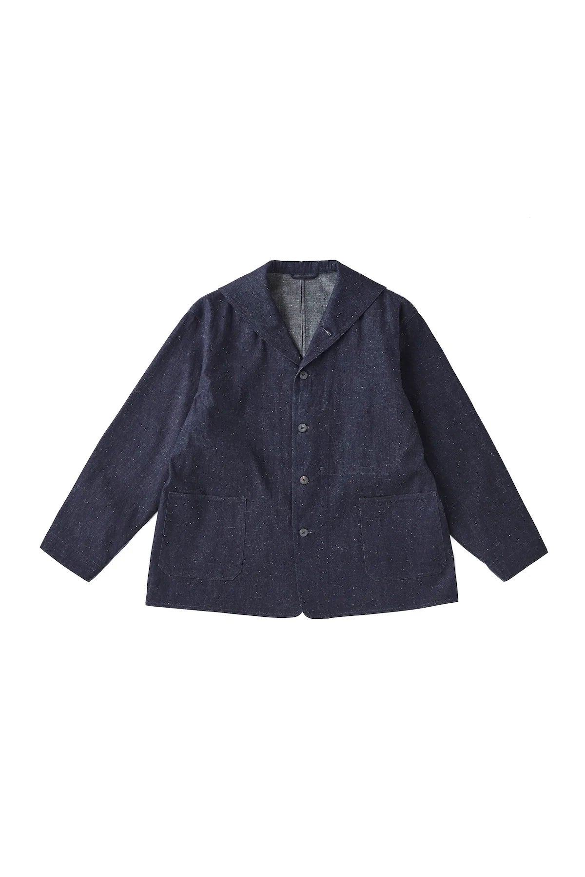 ○OLD JOE - BUTTON FRONT SAILOR JACKET - INDIGO