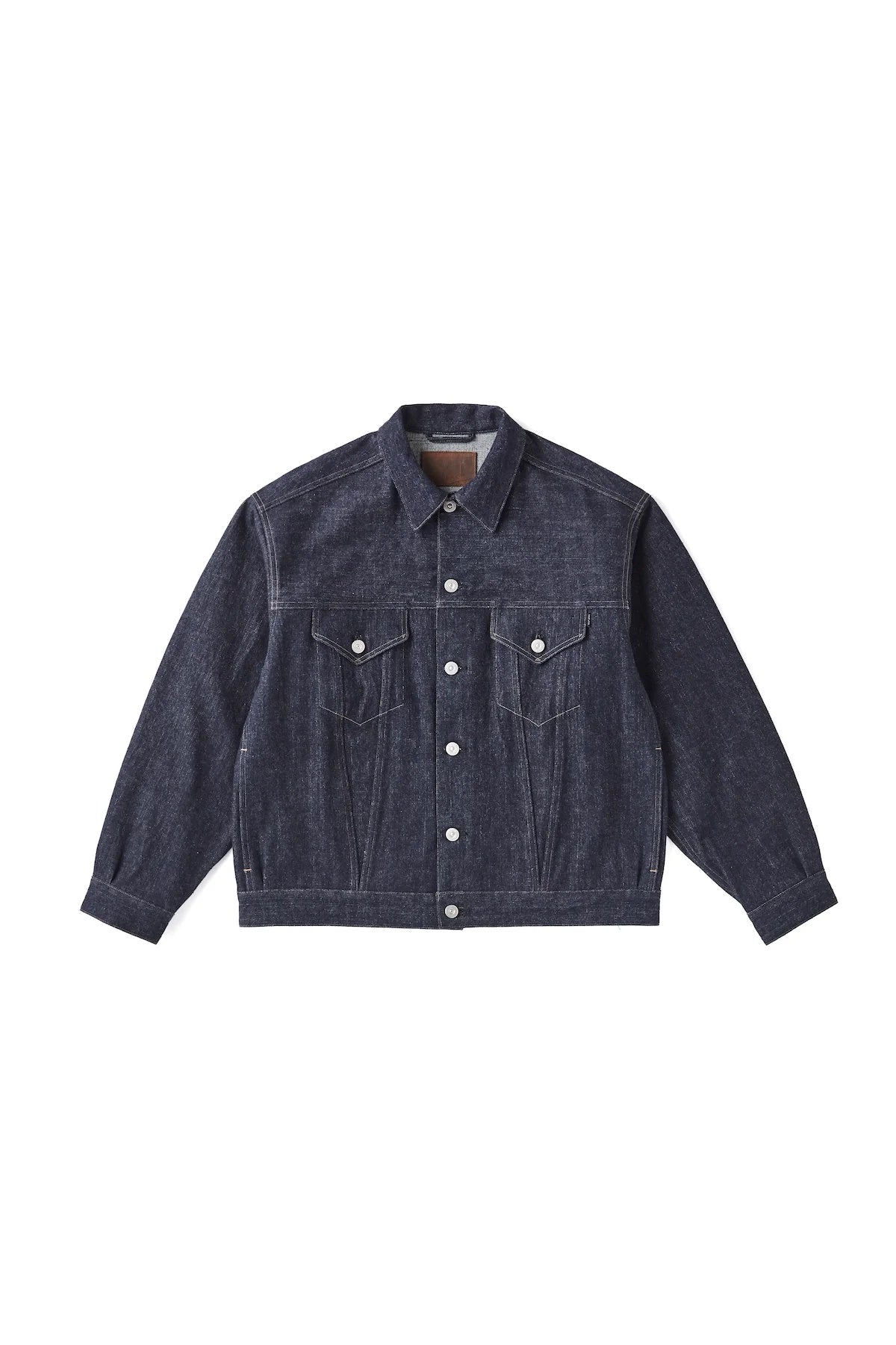 ○OLD JOE - CURVED FLAP JEAN JACKET - INDIGO