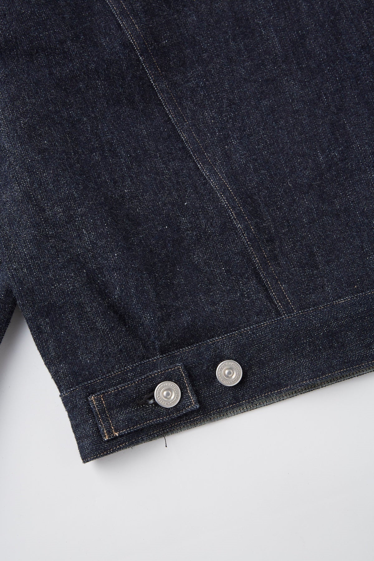 ○OLD JOE - CURVED FLAP JEAN JACKET - INDIGO