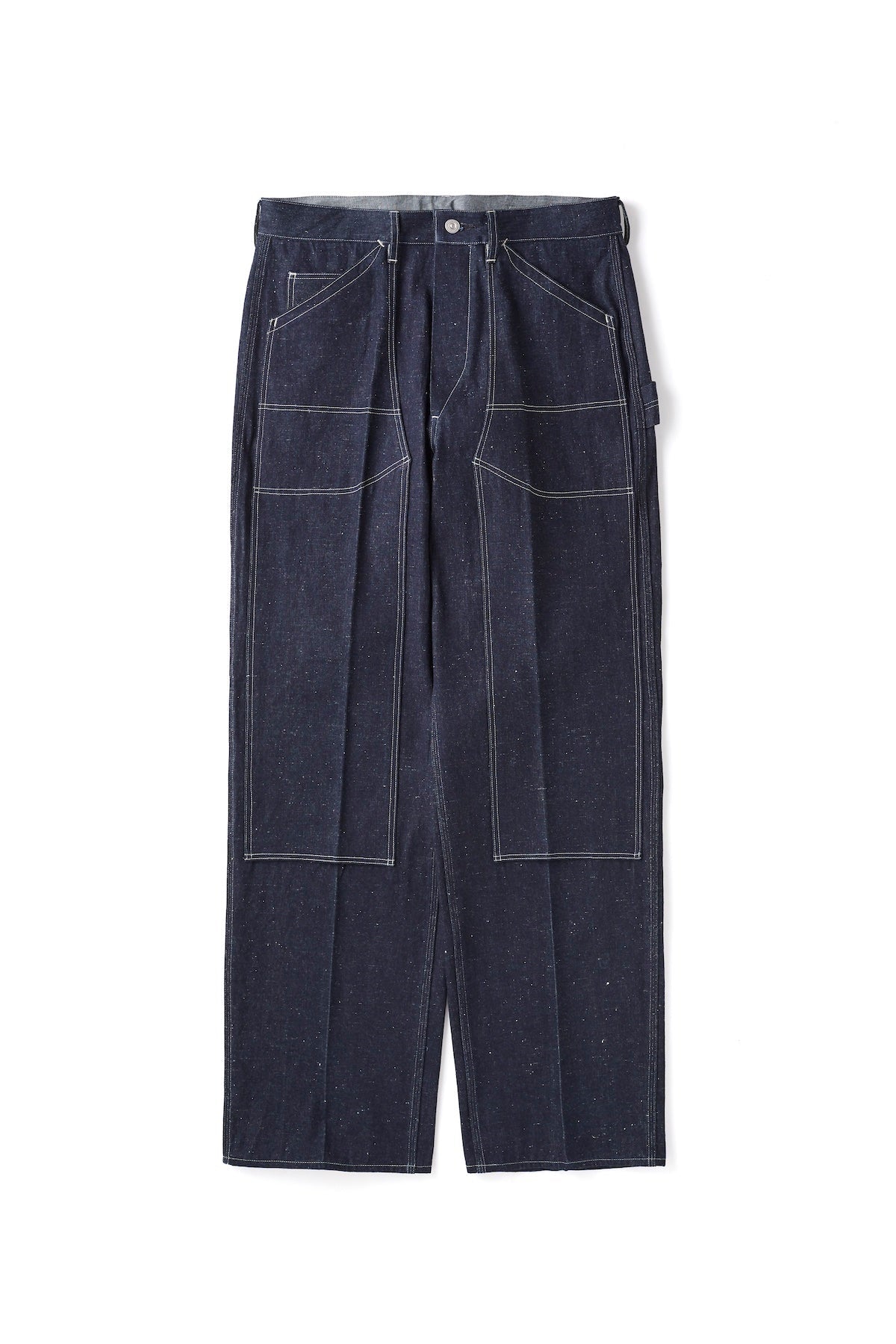○OLD JOE - DOUBLE FRONT SNUGGER TROUSER - INDIGO