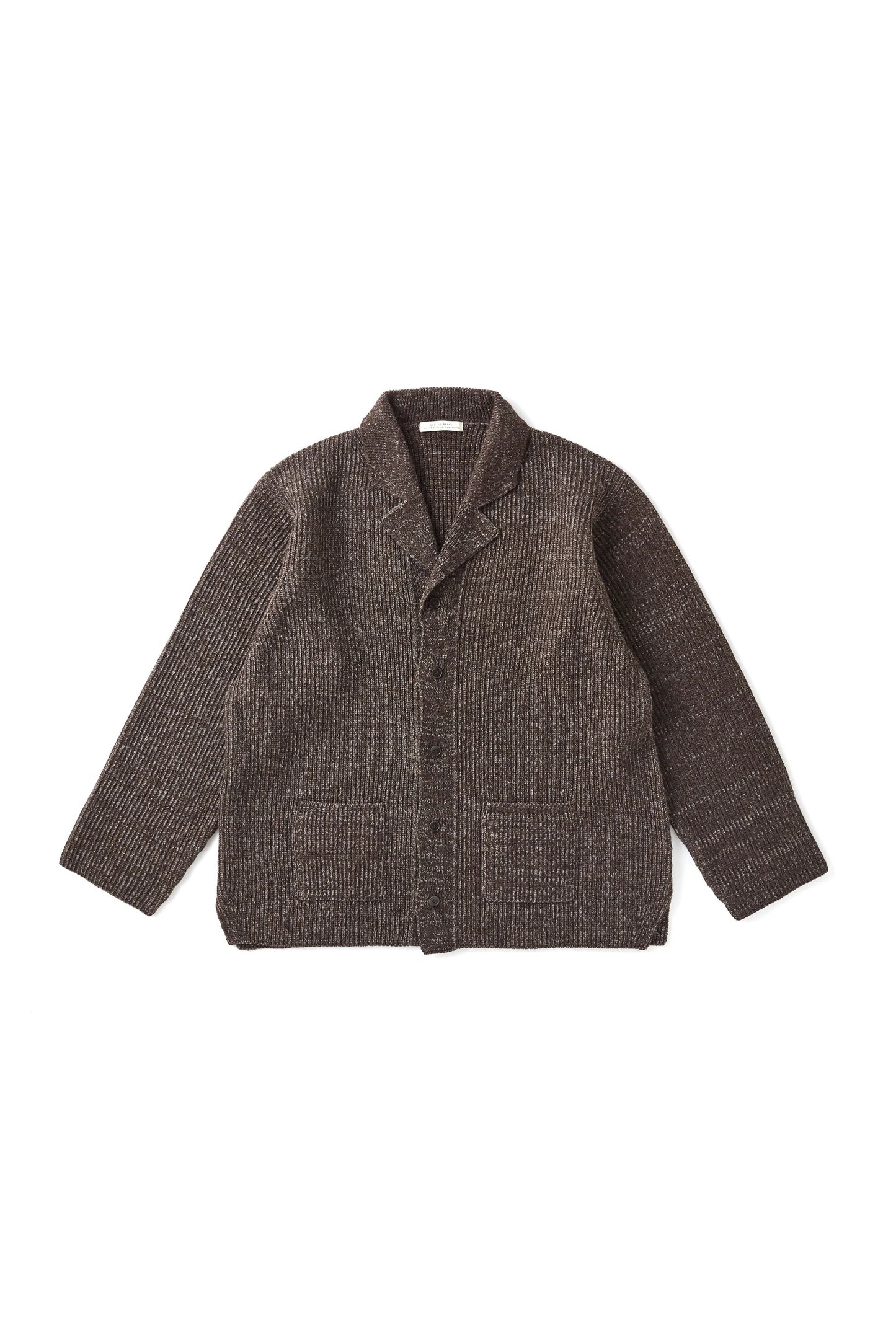 ○OLD JOE - BLENDED KEMPI WOOL RAPEL CARDY - BARK