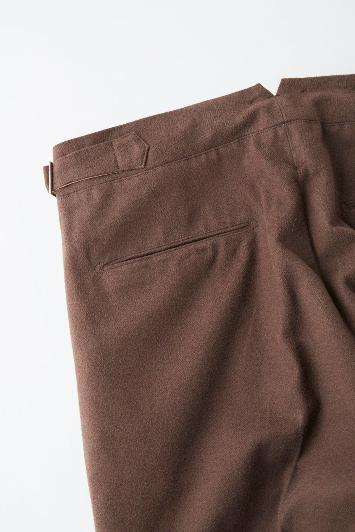 ○OLD JOE - DOUBLE PLEATED SMARTY TROUSER - WHISKY