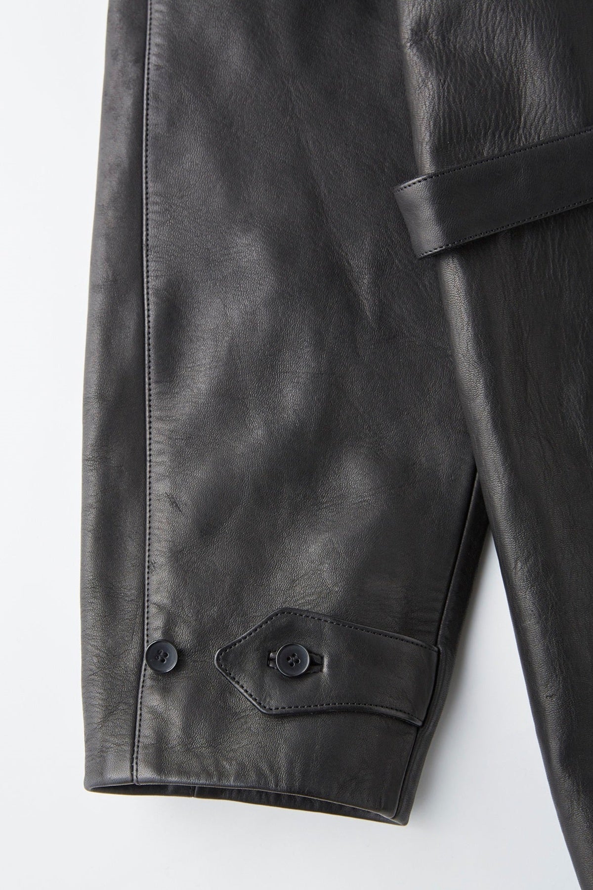 ○OLD JOE - PATINA HORSE HIDE VEHICLE COAT - PATINA BLACK