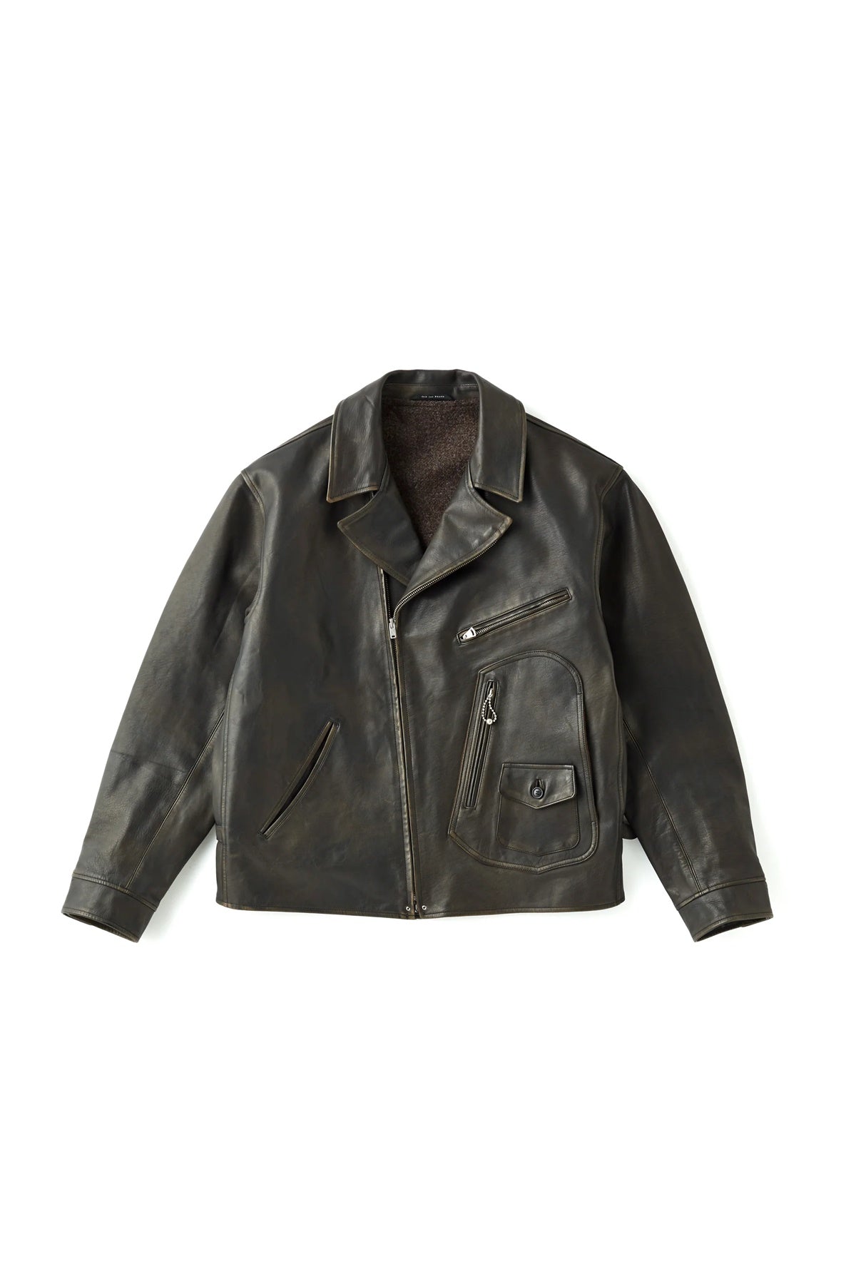 ○OLD JOE - PATINA HORSE HIDE HENDRICK JACKET - PATINA BROWN