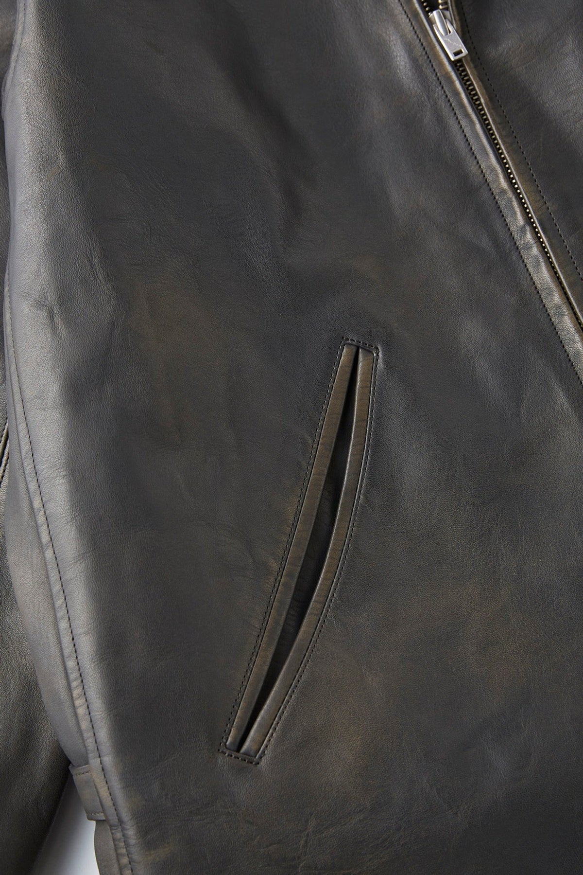 ○OLD JOE - PATINA HORSE HIDE HENDRICK JACKET - PATINA BROWN