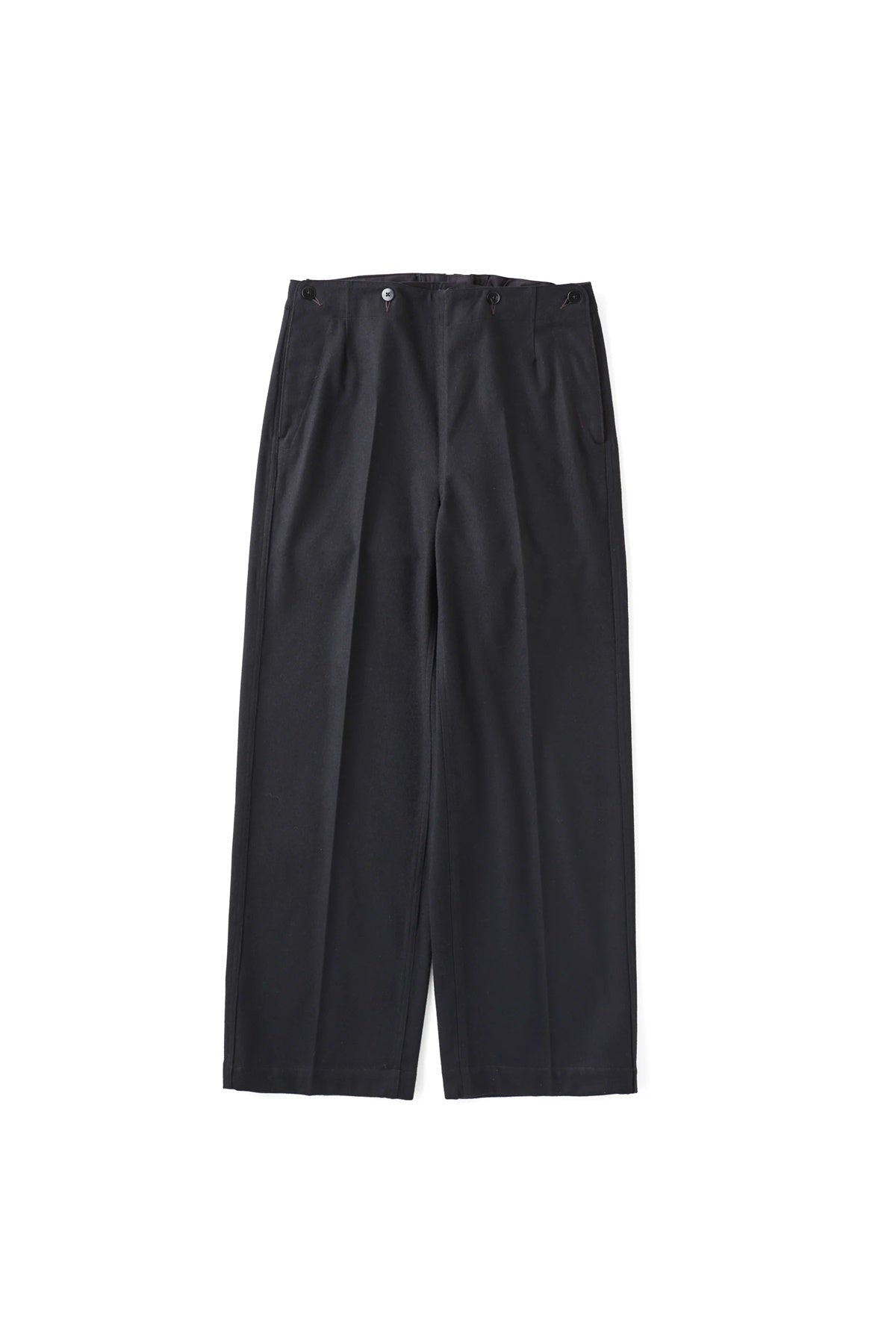 ○OLD JOE - LACED BACK SAILOR TROUSER - ONYX