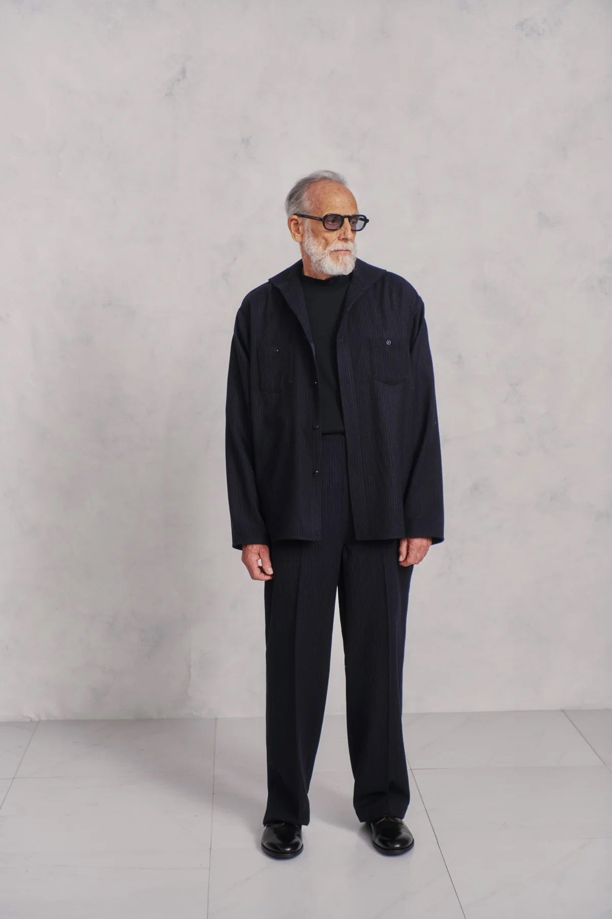 ○OLD JOE - LACED BACK SAILOR TROUSER - ONYX