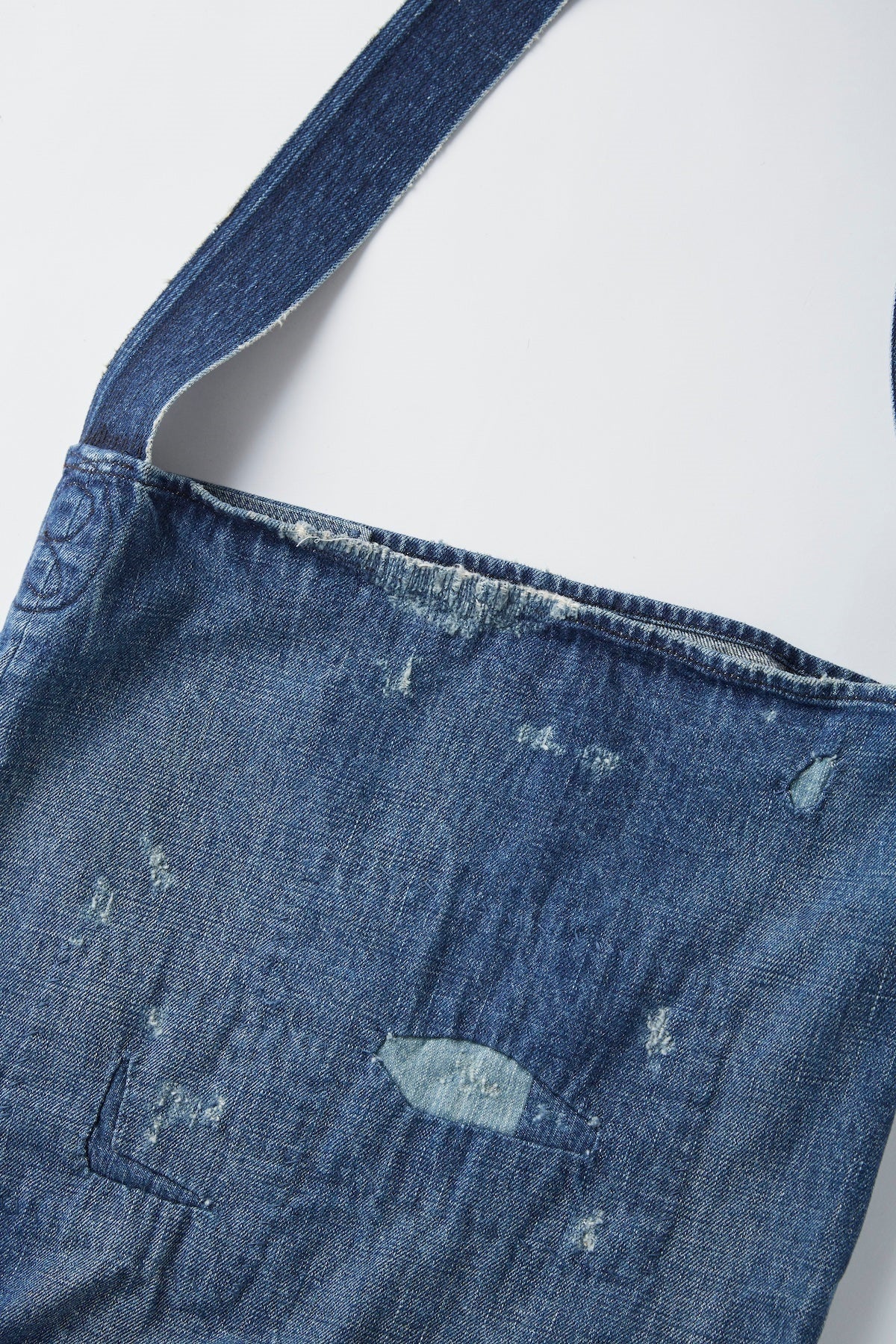 ○OLD JOE - NEWSPAPER BAG (SCAR FACE) - INDIGO