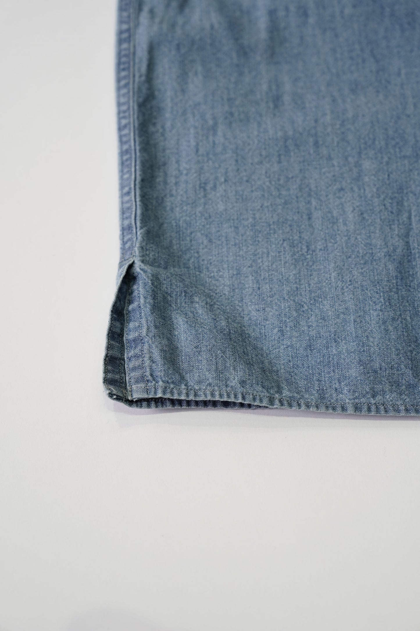 ○OLD JOE - SWALLOW COLLAR SPORTS SHIRTS Short-sleeve (Hiyoko) - INDIGO