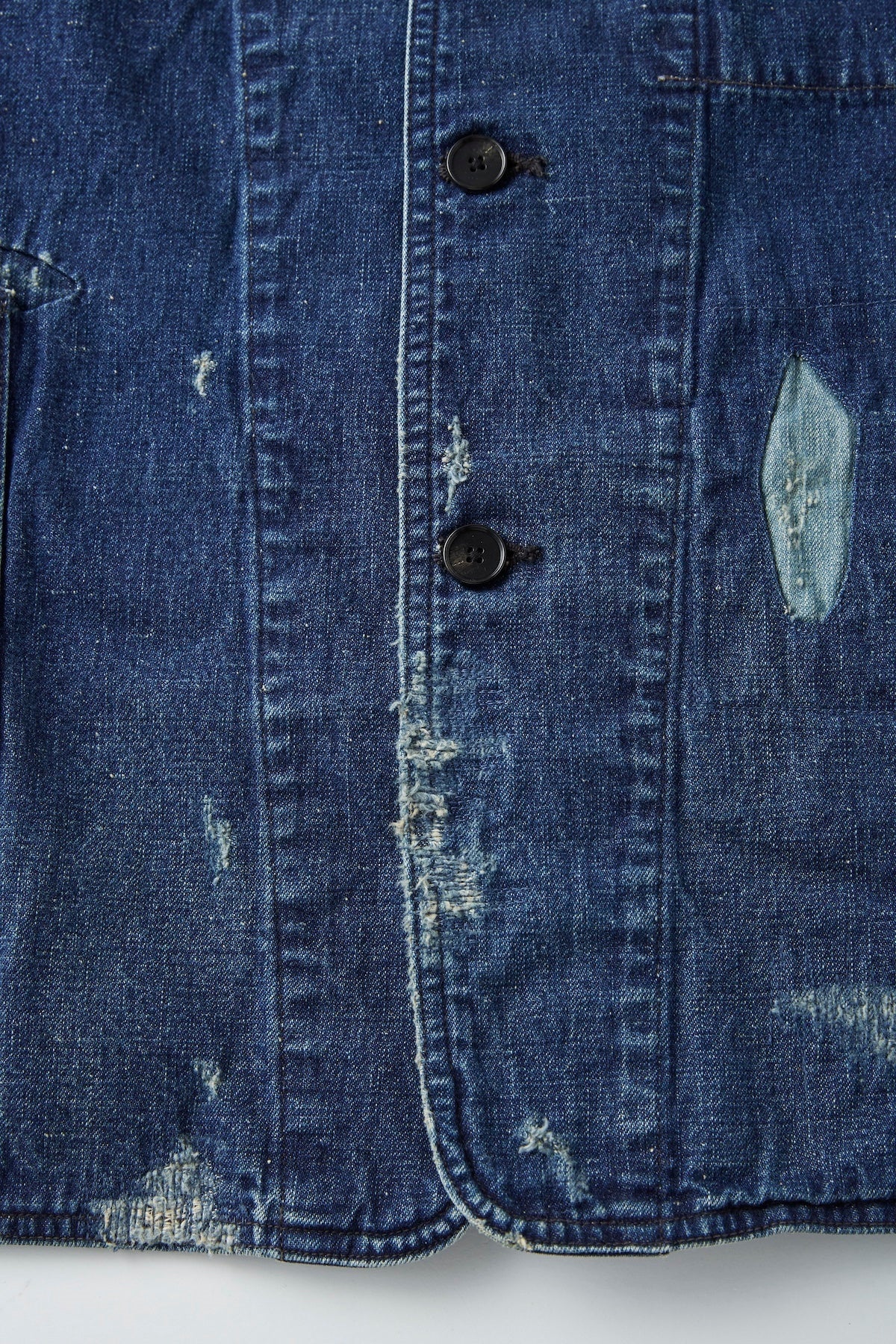 ○OLD JOE - SAILOR COLLAR CHORE JACKET (SCAR FACE) - INDIGO