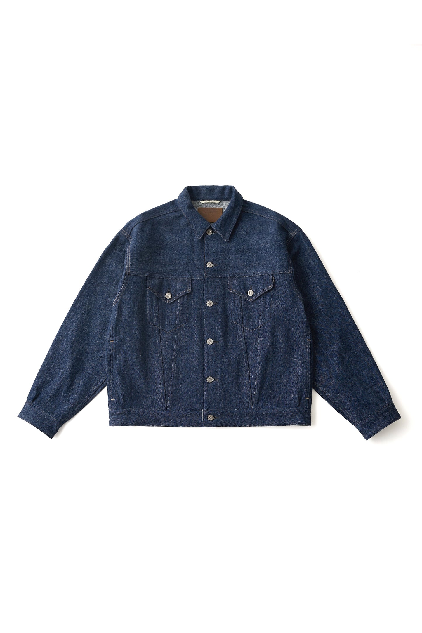 ○OLD JOE - CURVED FLAP JEAN JACKET - INDIGO