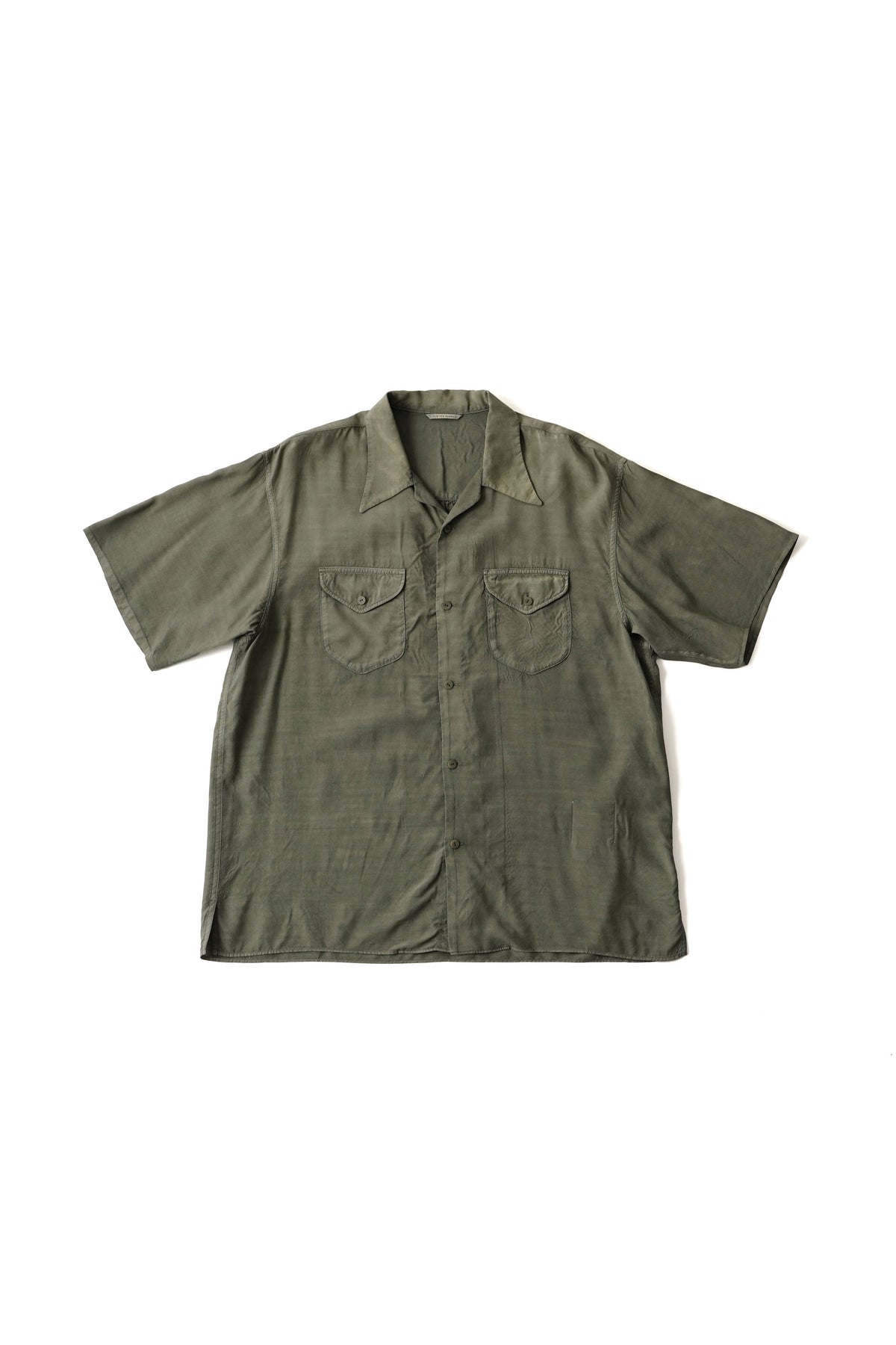 ○OLD JOE - SWALLOW COLLAR SPORTS SHIRTS (Short-sleeve) - SAGE