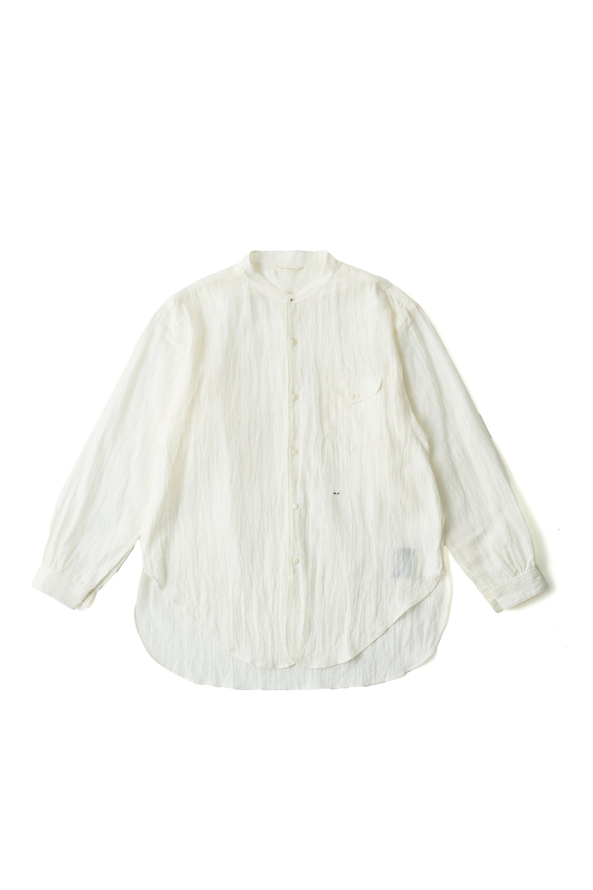 ●OLD JOE - BAND COLLAR LONG TAIL SHIRTS - BONE