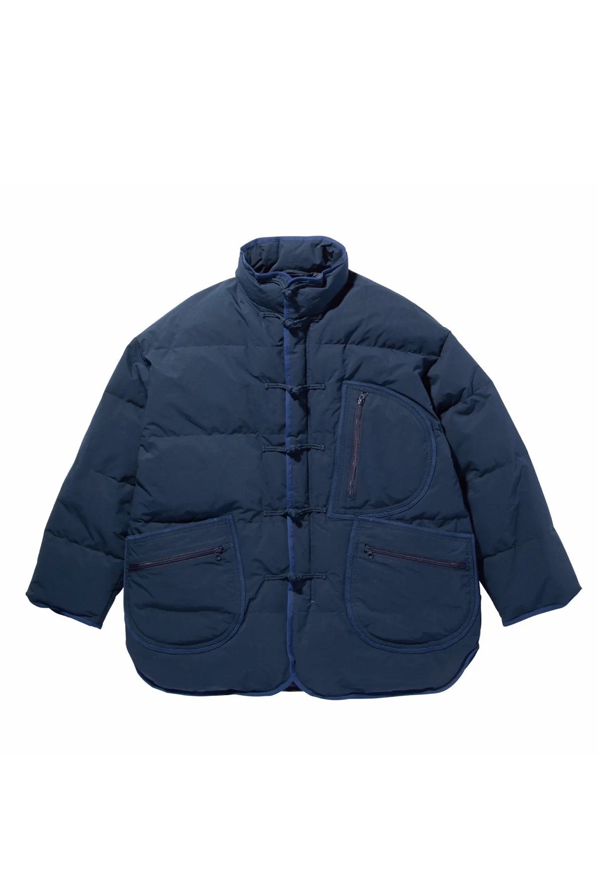 Porter Classic - WEATHER CHINESE DOWN JACKET - NAVY