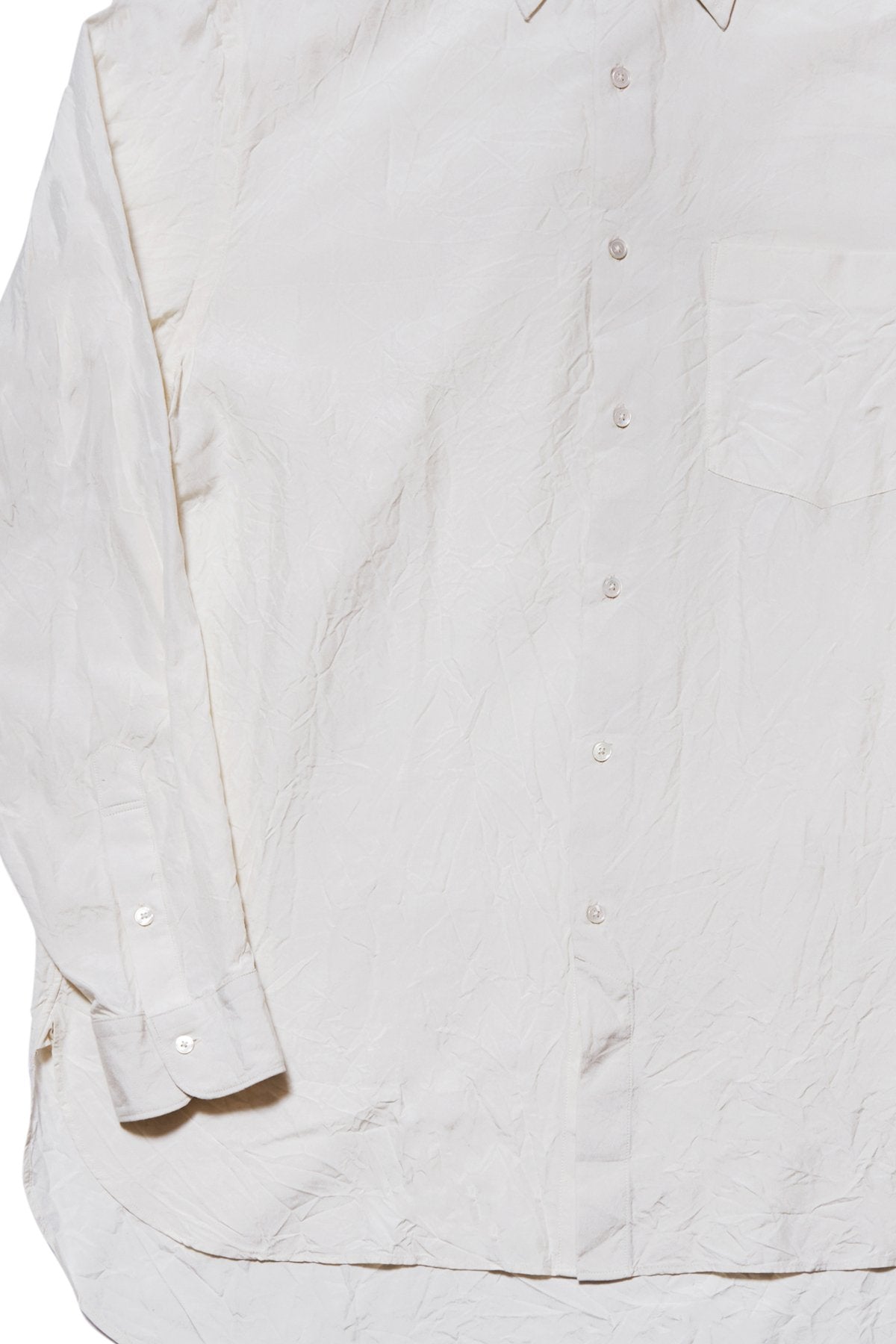 calmlence - SHIRT003 - REGULAR COLLAR SHIRT - WHITE