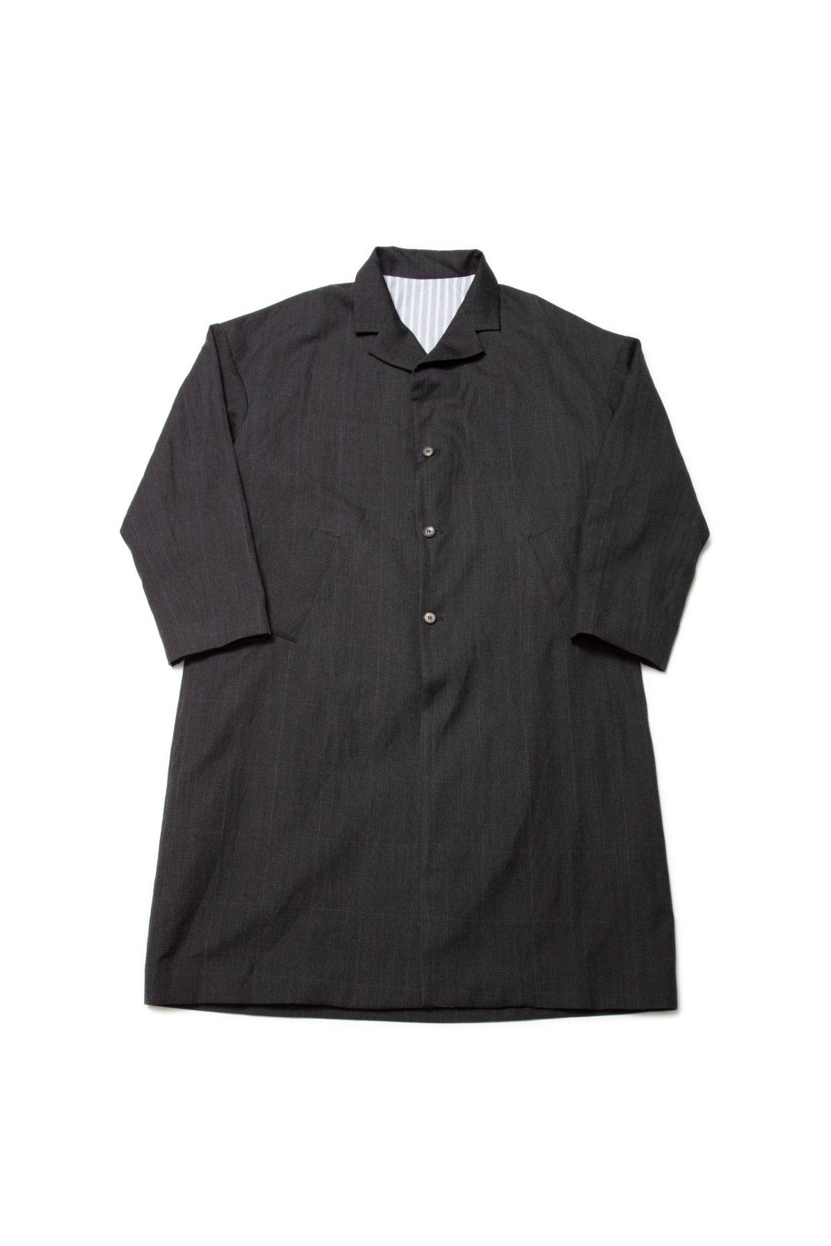 Bergfabel - moon coat 333 - charcoal check