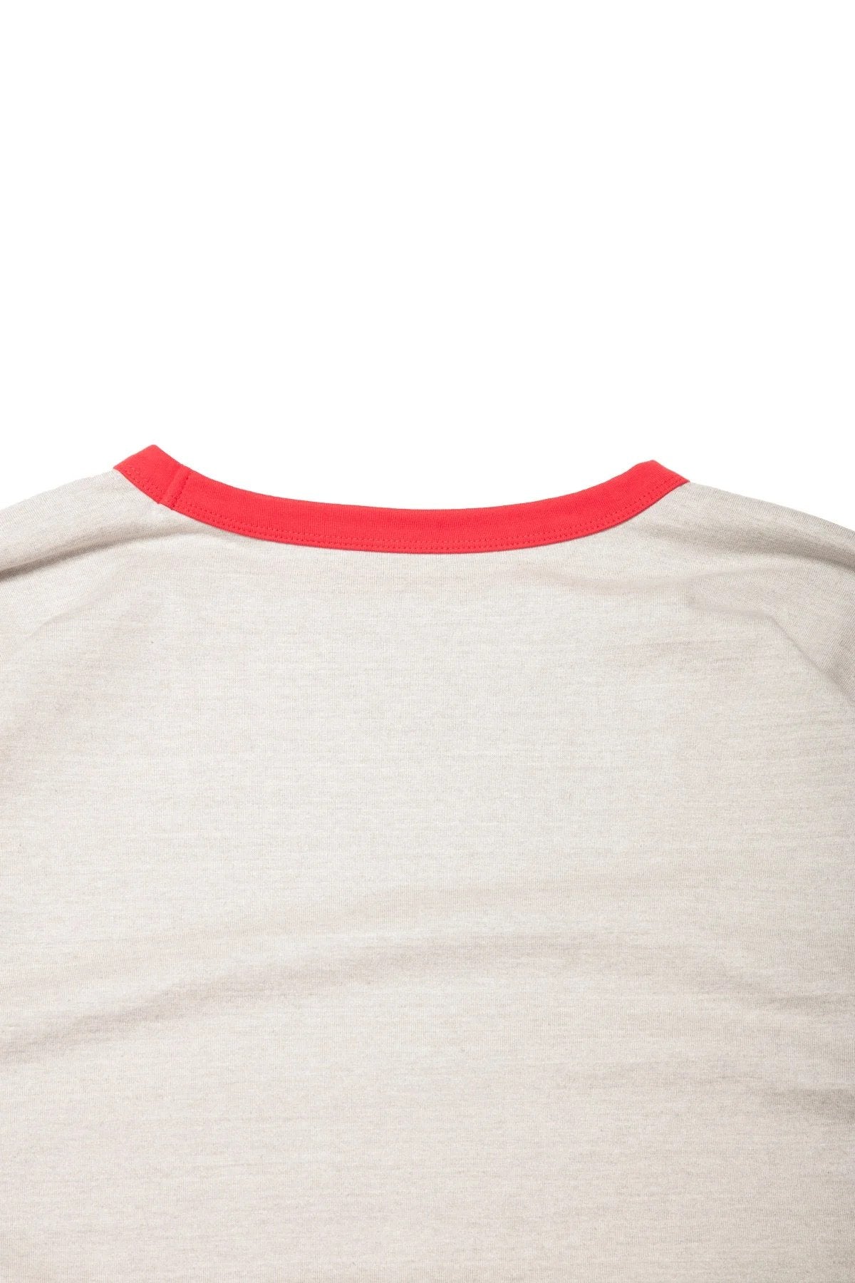 quitan -KIMONO LS TEE - GRAY/RED