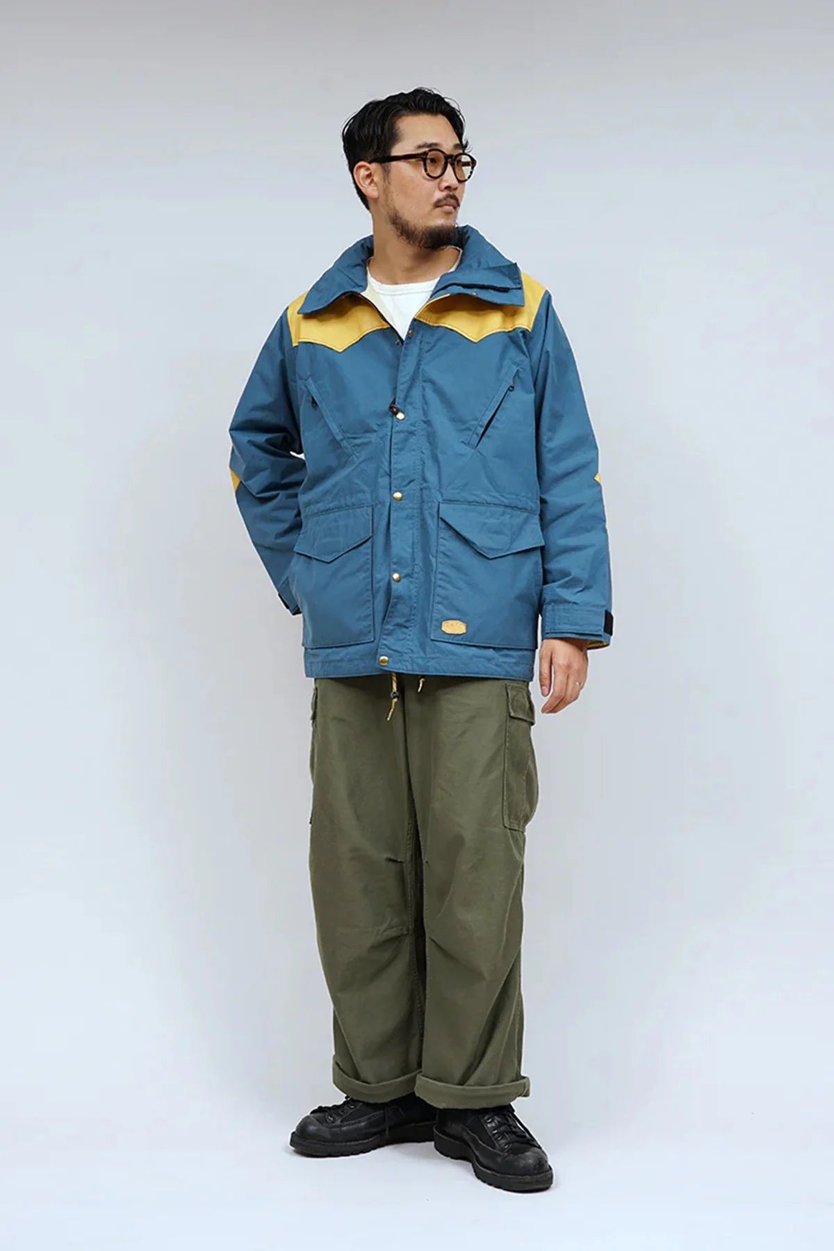◯ Nigel Cabourn - RMFC-53 MP DRY WAX - BLUE